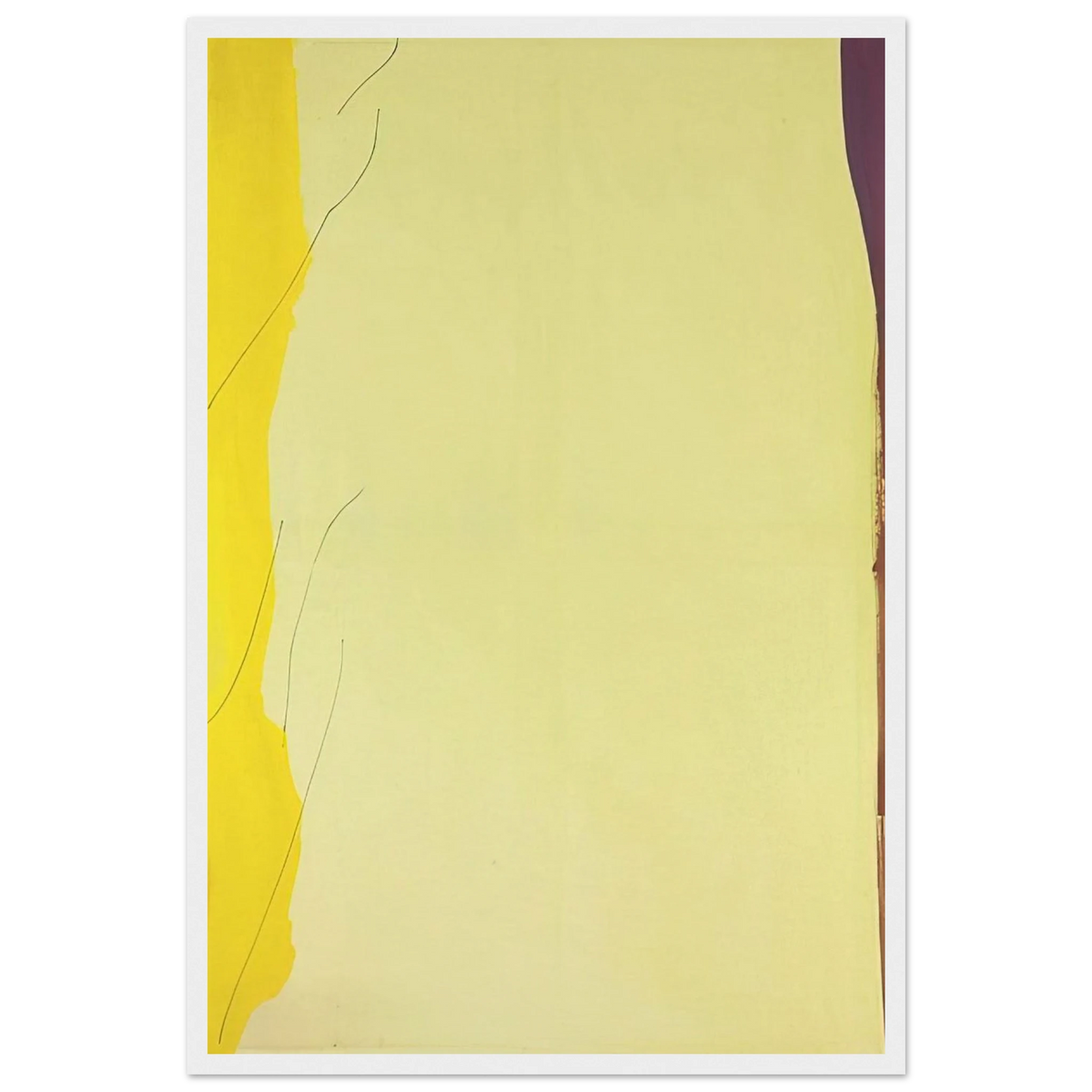 Distillation - 1973 Framed Poster | Helen Frankenthaler Framed Prints Wall Art | Frankenthaler Helen
