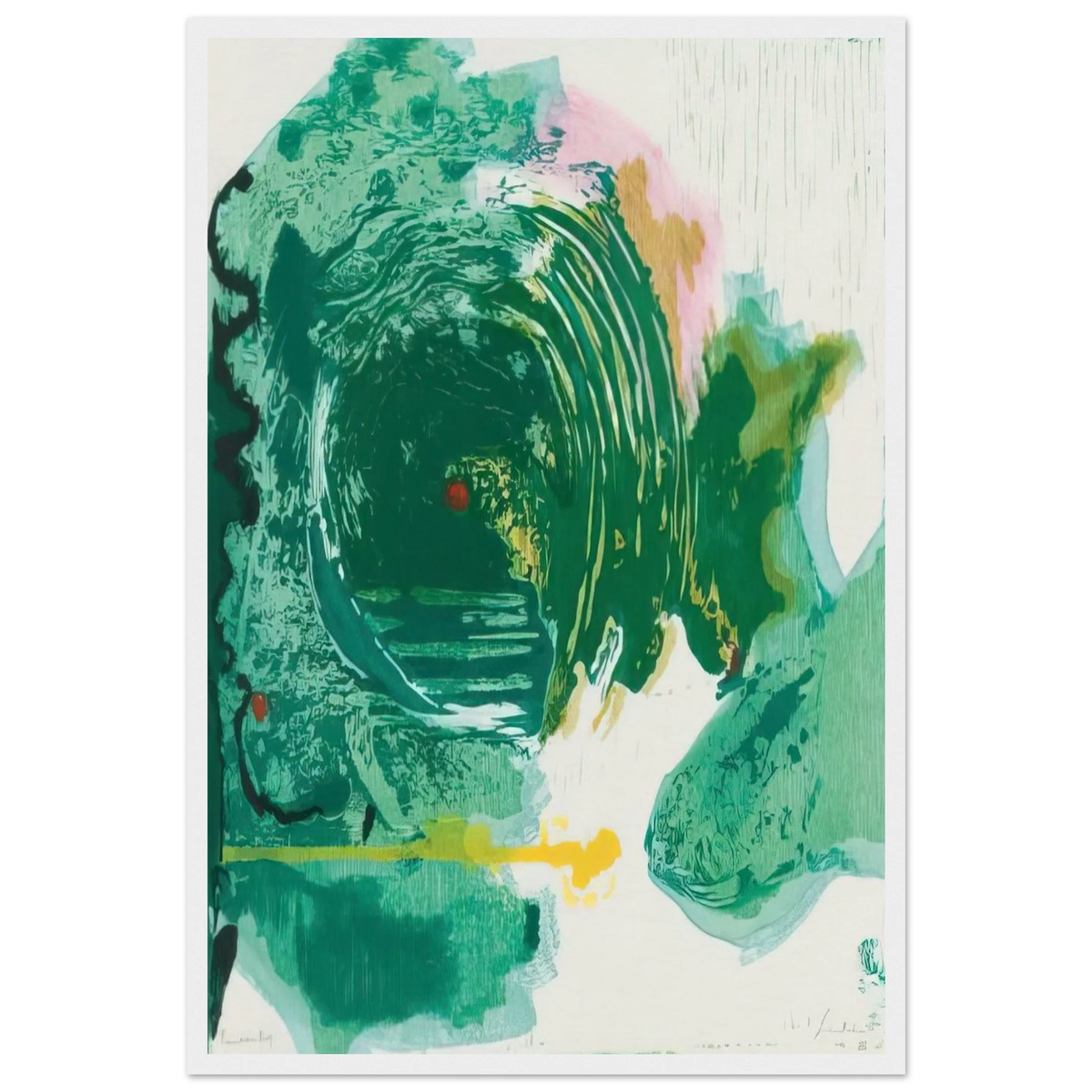 Radius - 1993 Framed Poster | Helen Frankenthaler Framed Prints Wall Art | Frankenthaler Helen
