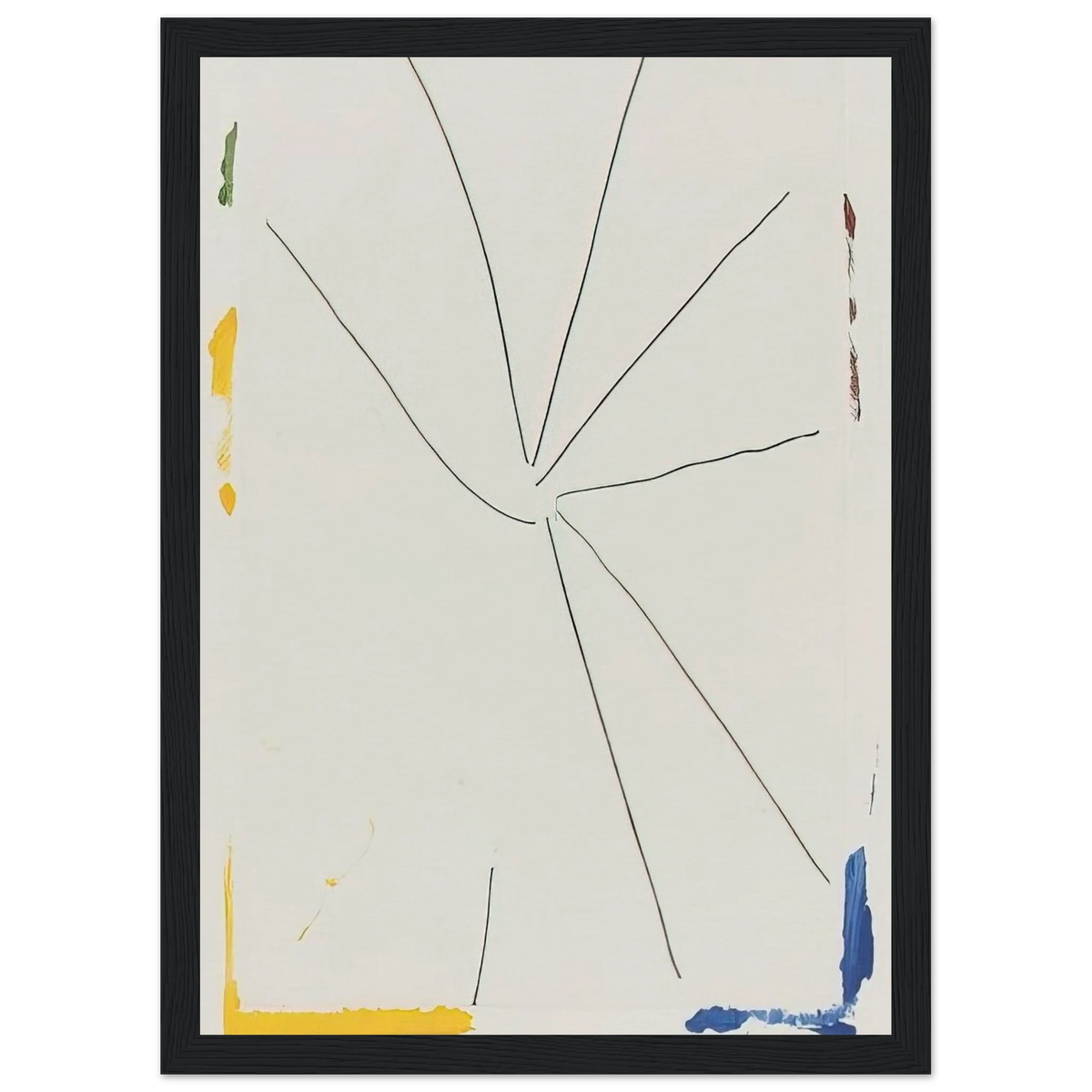 Free Wheeling - 1971 Framed Poster | Helen Frankenthaler Framed Prints Wall Art | Frankenthaler Helen