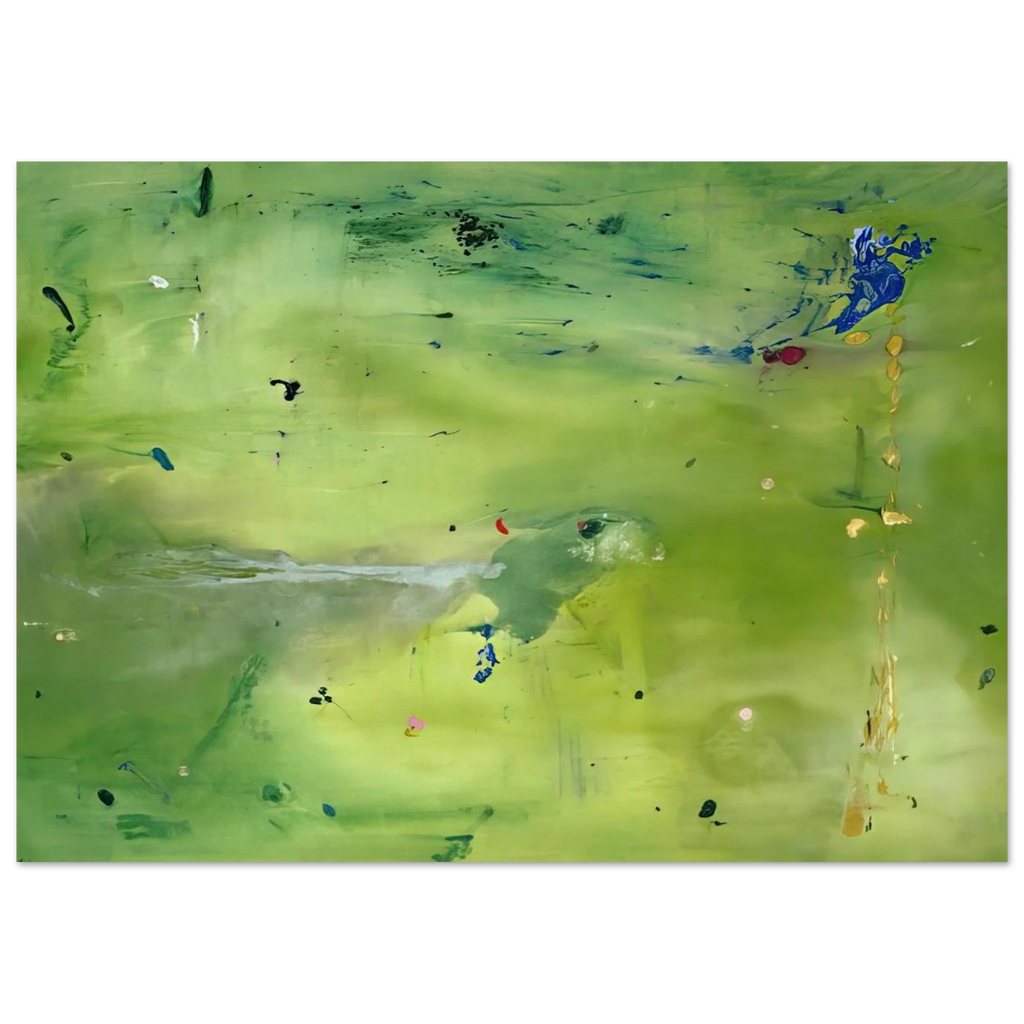 A Green Thought in a Green Shade - 1981 Poster | Helen Frankenthaler Poster | Frankenthaler Helen
