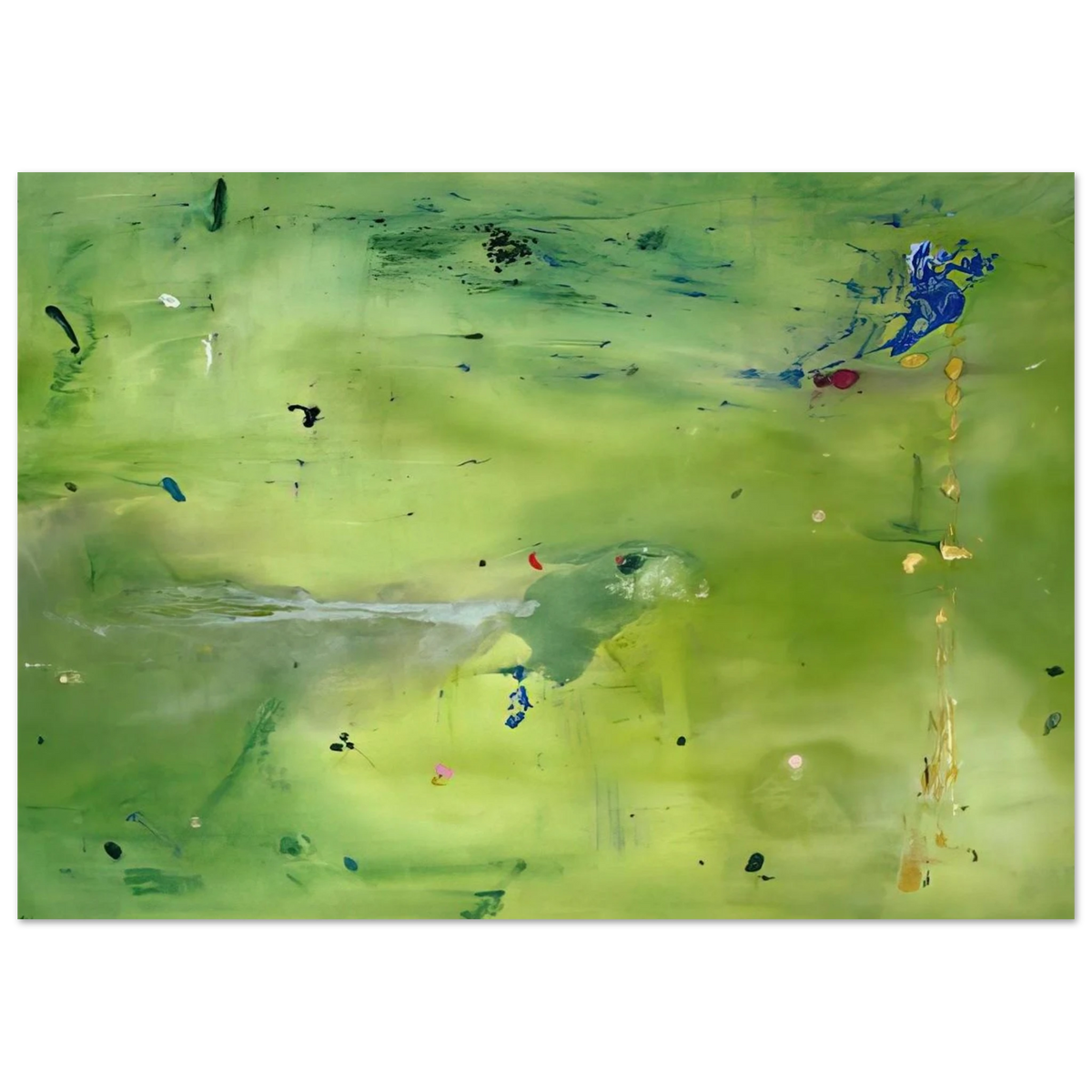 A Green Thought in a Green Shade - 1981 Poster | Helen Frankenthaler Poster | Frankenthaler Helen