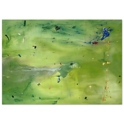 A Green Thought in a Green Shade - 1981 Poster | Helen Frankenthaler Poster | Frankenthaler Helen