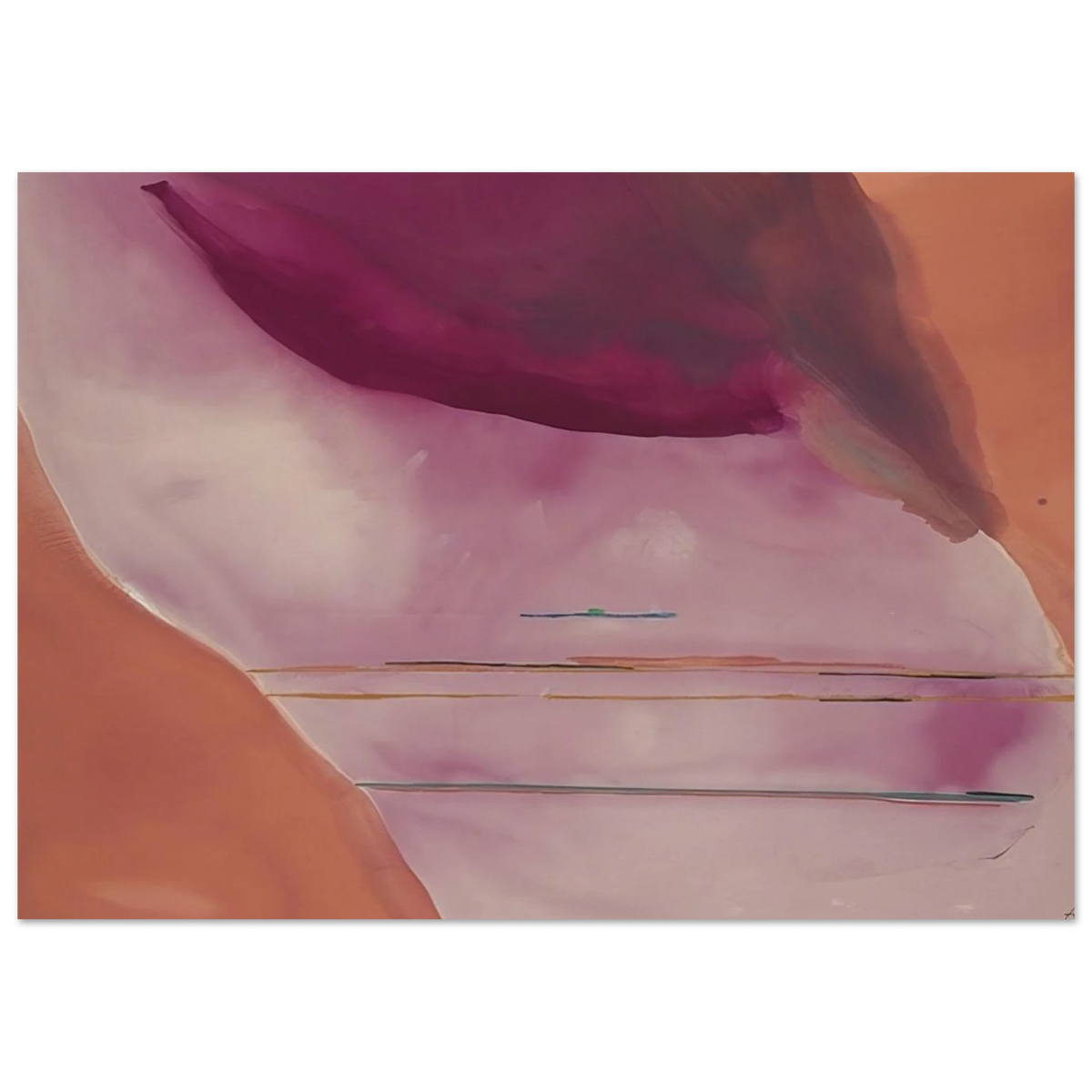 Pendulum - 1972 Poster | Helen Frankenthaler Poster | Frankenthaler Helen