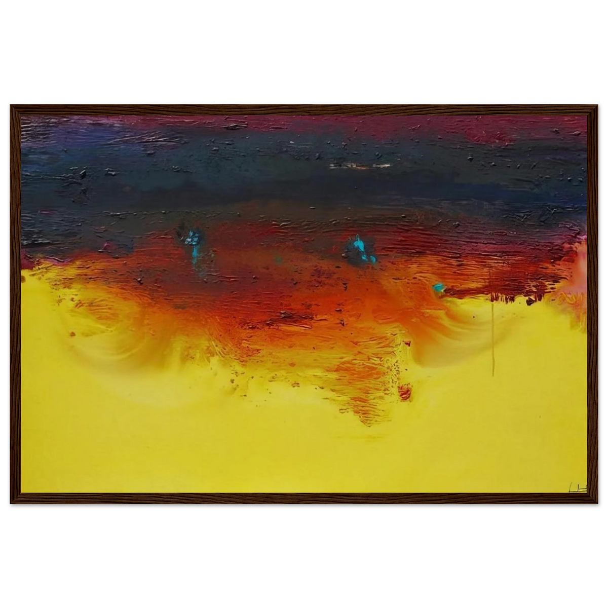 Adirondacks - 1992 Framed Poster | Helen Frankenthaler Framed Prints Wall Art | Frankenthaler Helen
