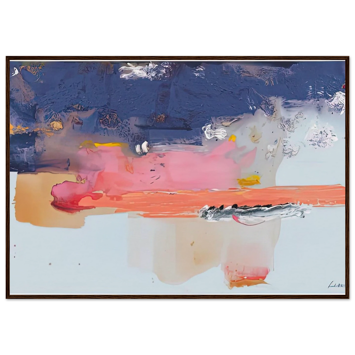 Western Roadmap, 1991- Framed Poster | Helen Frankenthaler Framed Prints Wall Art | Frankenthaler Helen
