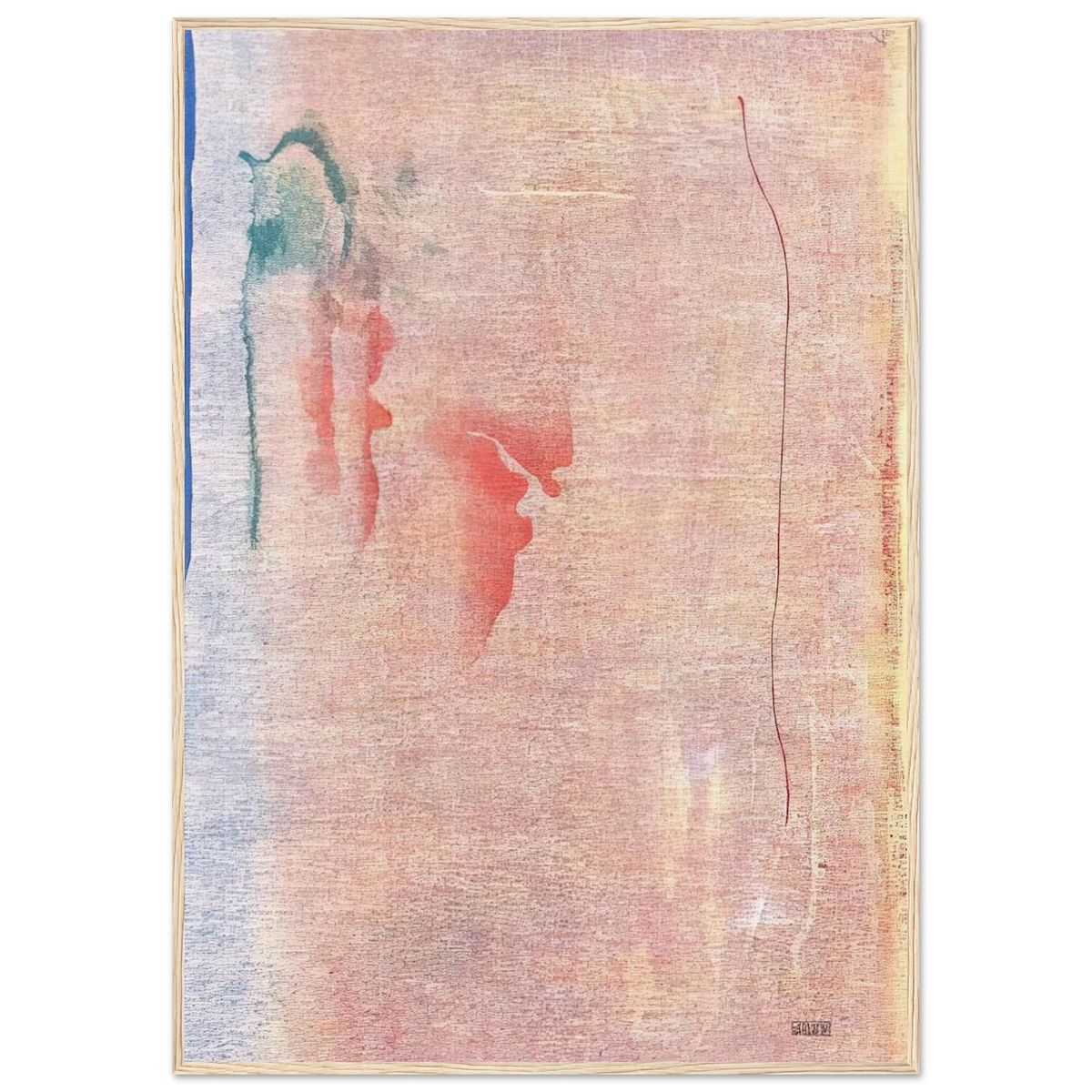 Cedar Hill - 1983 Framed Poster | Helen Frankenthaler Framed Prints Wall Art | Frankenthaler Helen