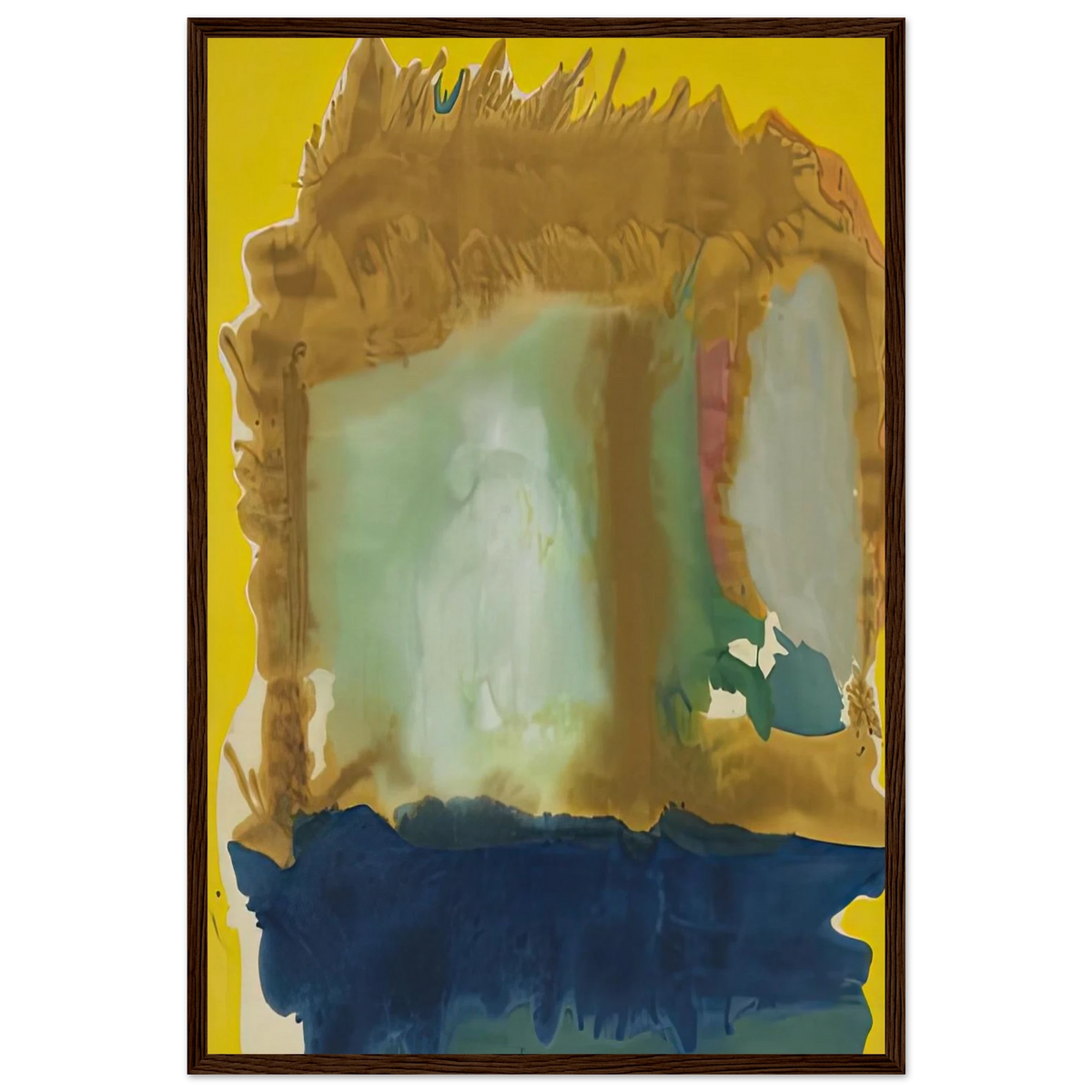 Milkwood Arcade, 1963- Framed Poster | Helen Frankenthaler Framed Prints Wall Art | Frankenthaler Helen