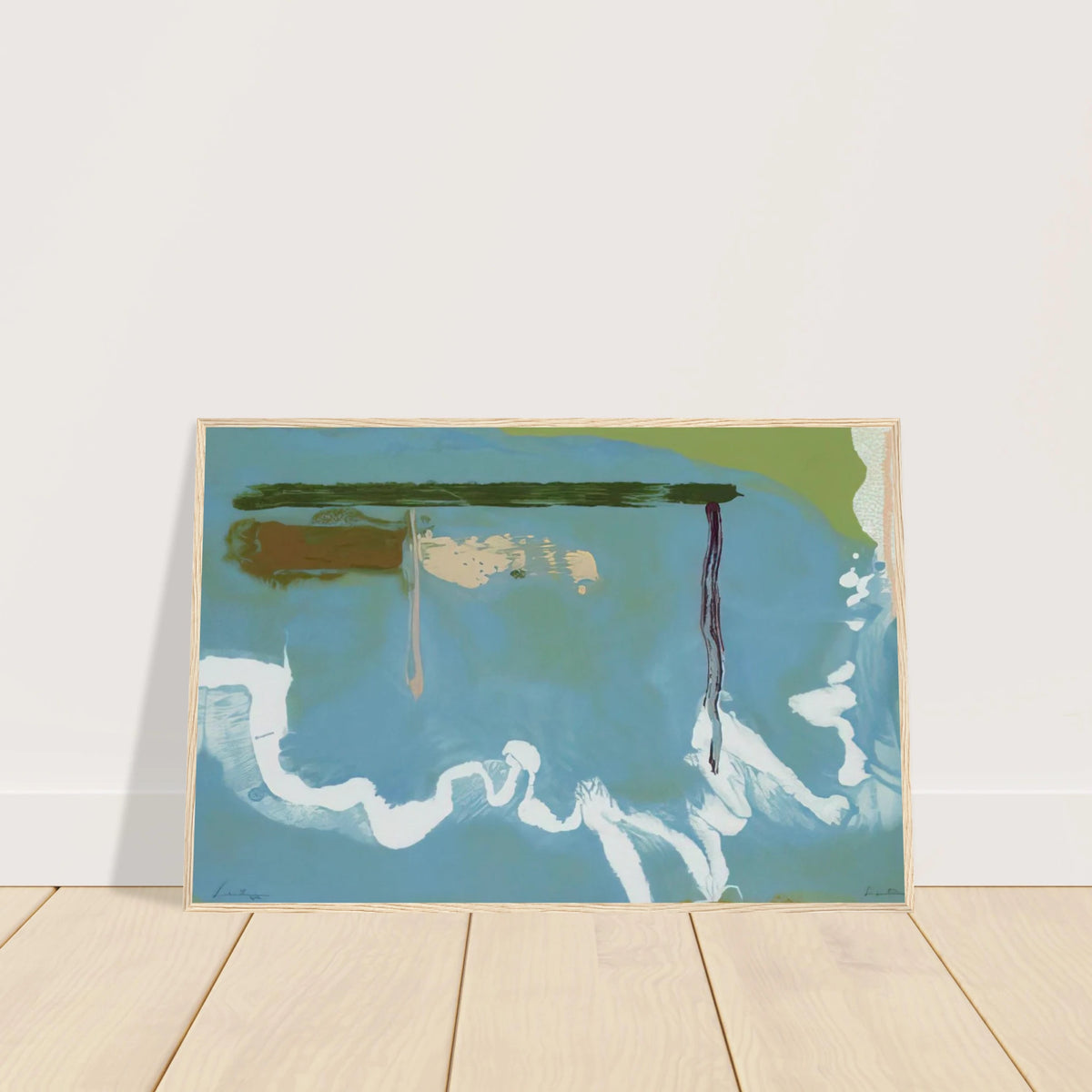Skywriting - 1997 Framed Poster | Helen Frankenthaler Framed Prints Wall Art | Frankenthaler Helen