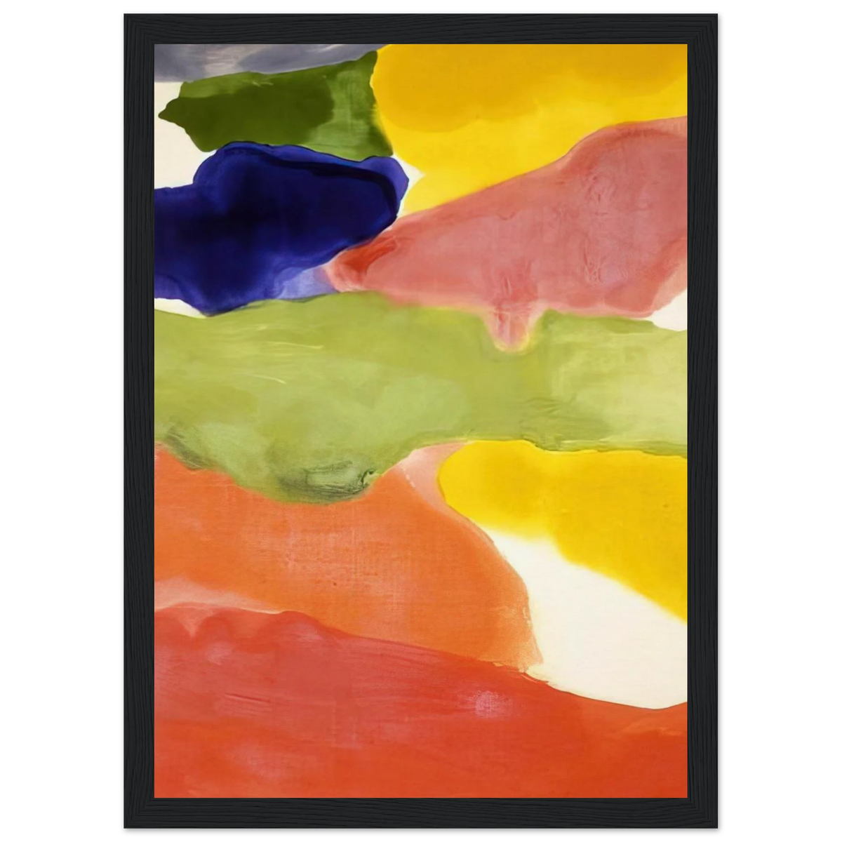 Tutti-Fruitti - 1966 Framed Poster | Helen Frankenthaler Framed Prints Wall Art | Frankenthaler Helen