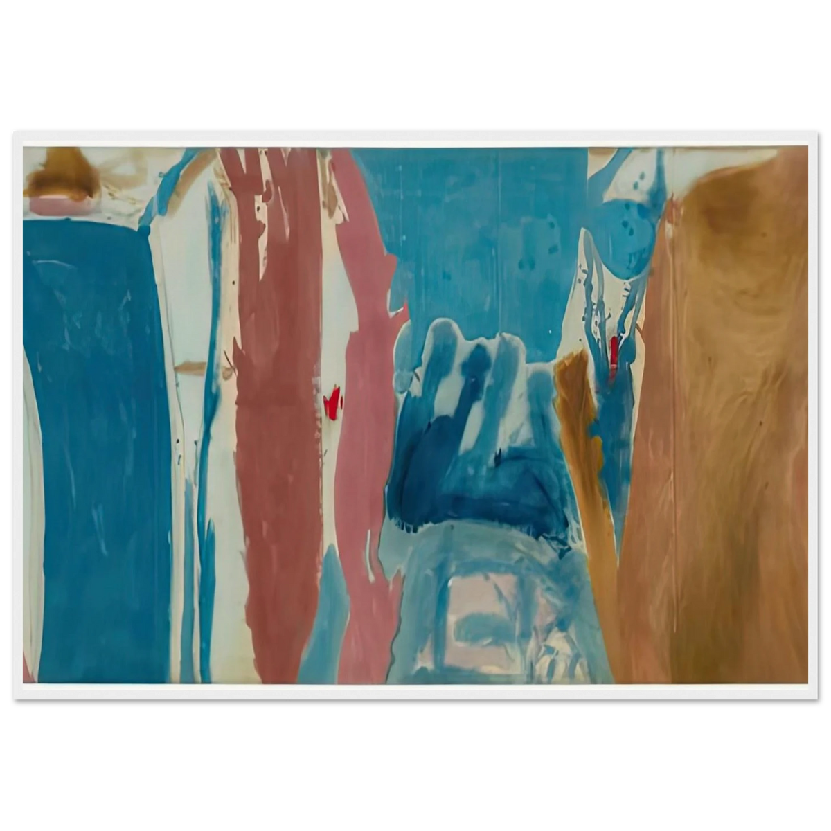 Open Wall, 1953- Framed Poster | Helen Frankenthaler Framed Prints Wall Art | Frankenthaler Helen