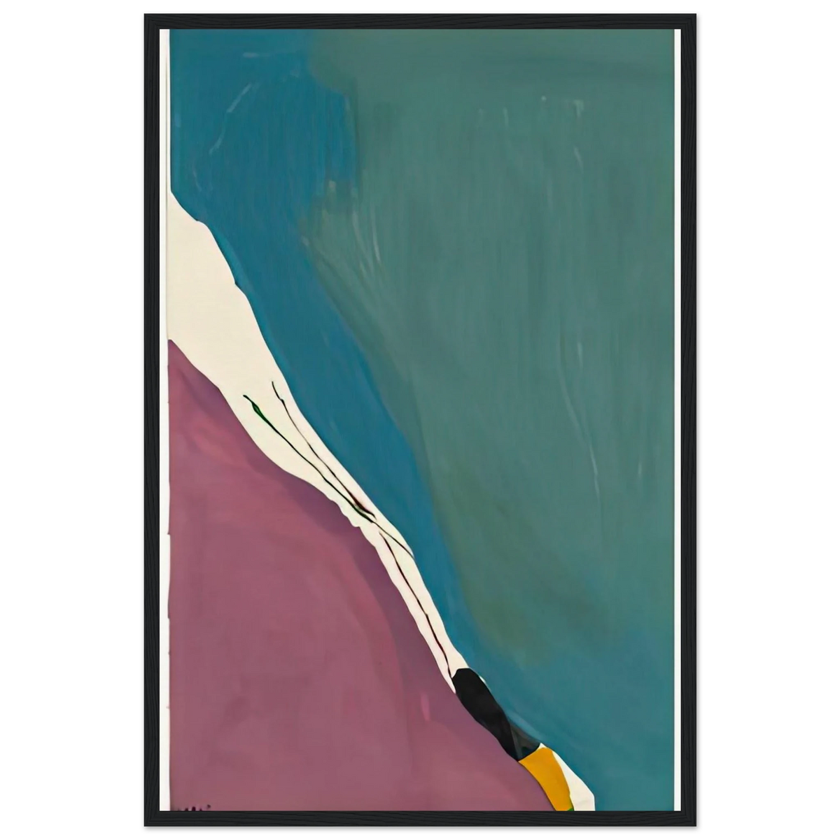 Red Travels, 1971- Framed Poster | Helen Frankenthaler Framed Prints Wall Art | Frankenthaler Helen