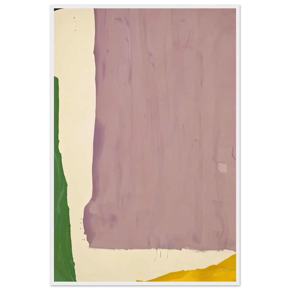 Mauve District, 1966- Framed Poster | Helen Frankenthaler Framed Prints Wall Art | Frankenthaler Helen
