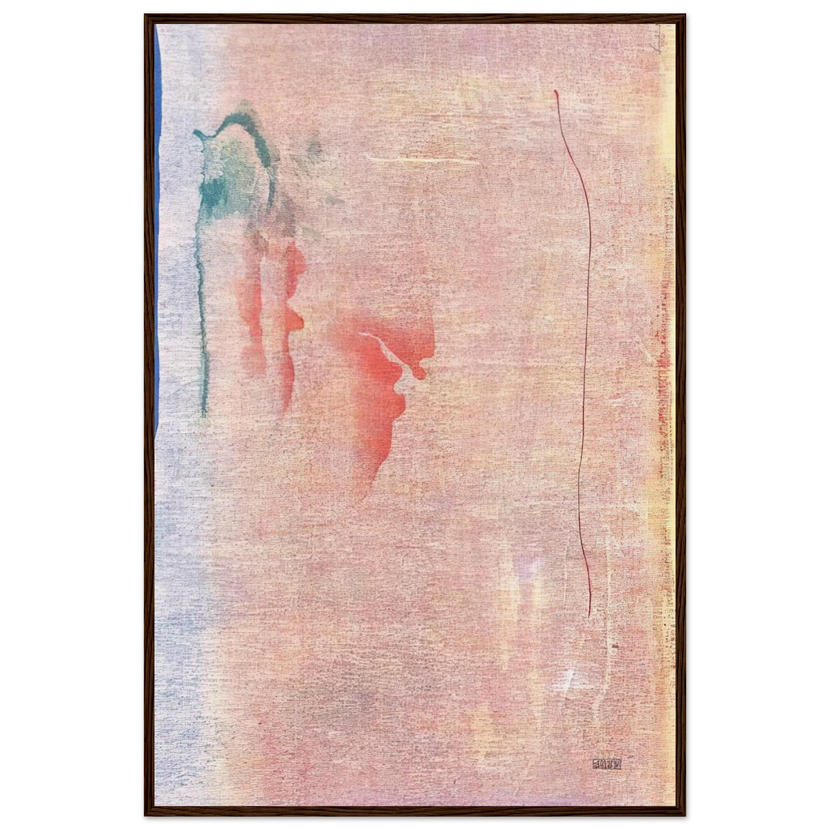 Cedar Hill - 1983 Framed Poster | Helen Frankenthaler Framed Prints Wall Art | Frankenthaler Helen