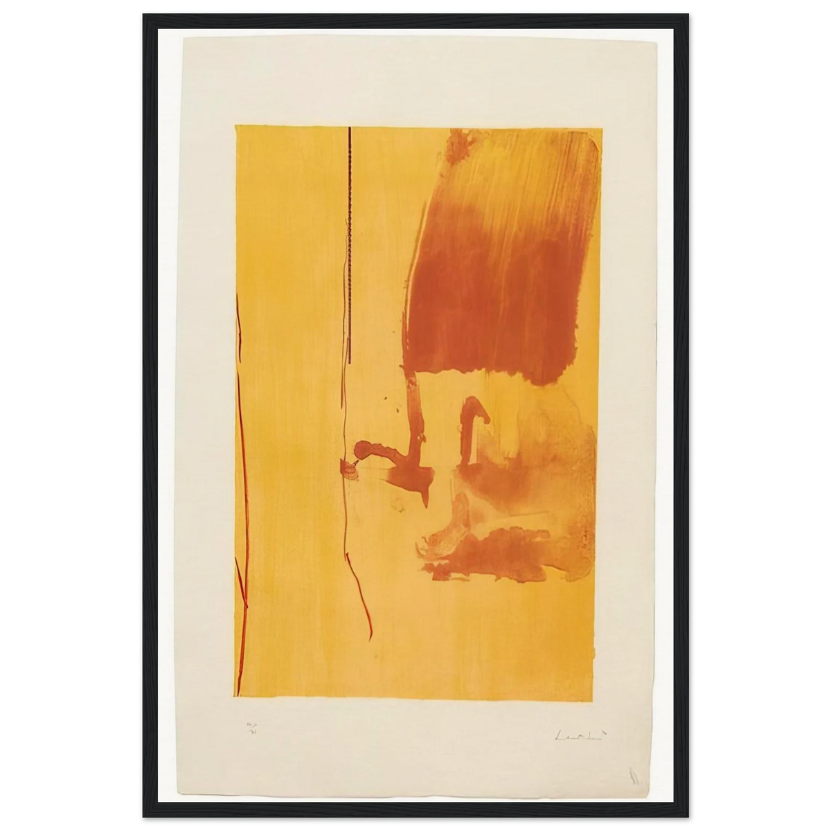 Harvest - 1976 Framed Poster | Helen Frankenthaler Framed Prints Wall Art | Frankenthaler Helen