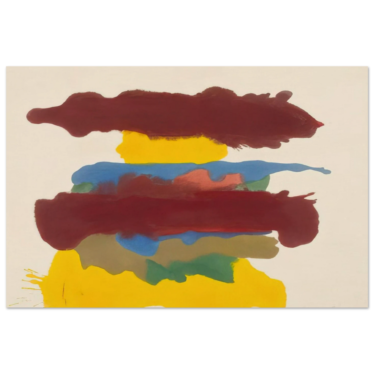Weather Change - 1963 Poster | Helen Frankenthaler Poster | Frankenthaler Helen