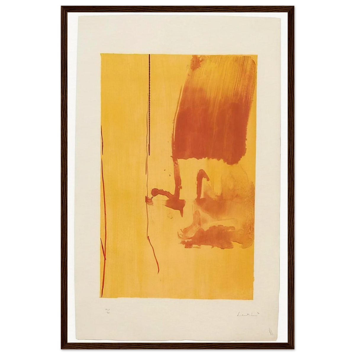 Harvest - 1976 Framed Poster | Helen Frankenthaler Framed Prints Wall Art | Frankenthaler Helen