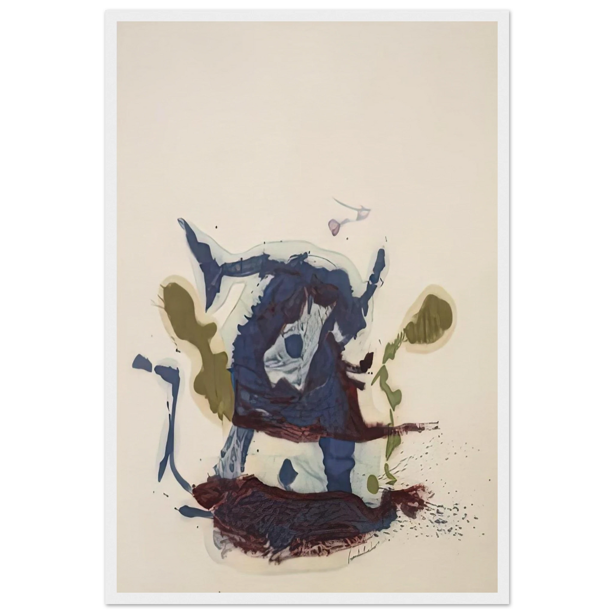 Vessel, 1961- Framed Poster | Helen Frankenthaler Framed Prints Wall Art | Frankenthaler Helen
