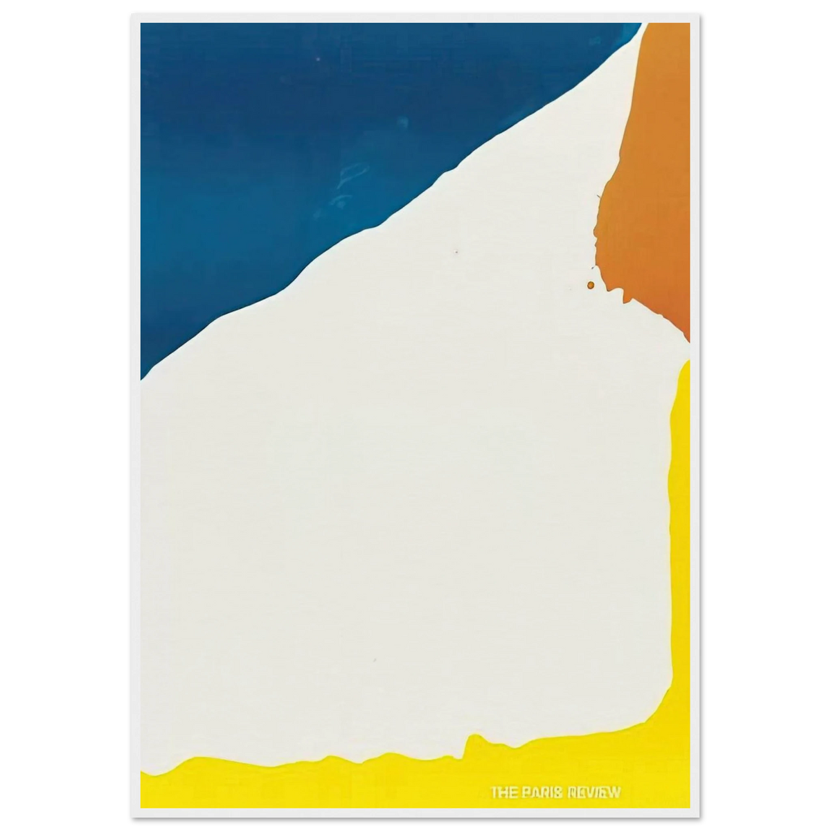 Paris Review - 1966 Framed Poster | Helen Frankenthaler Framed Prints Wall Art | Frankenthaler Helen