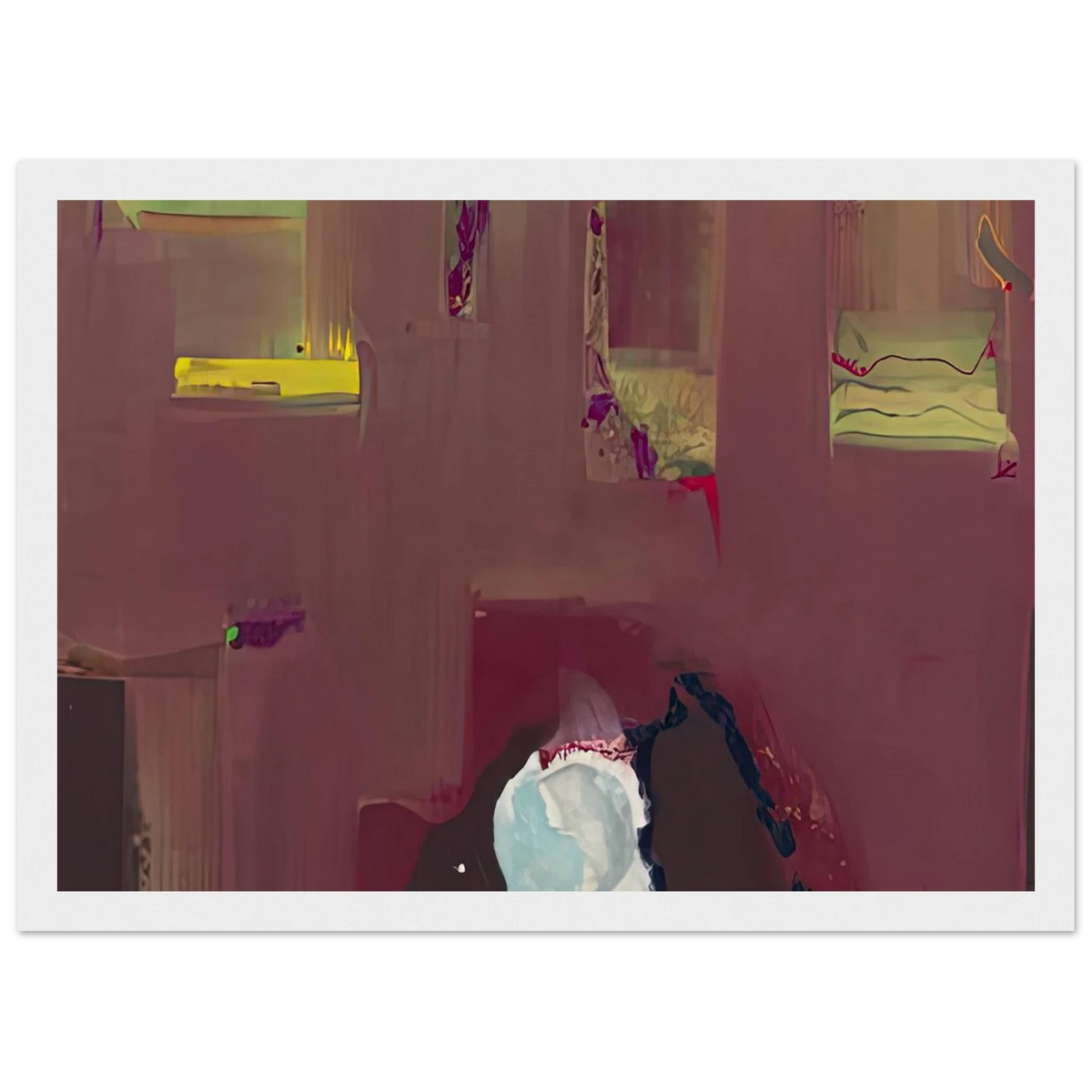 Yin Yang, 1990- Framed Poster | Helen Frankenthaler Framed Prints Wall Art | Frankenthaler Helen