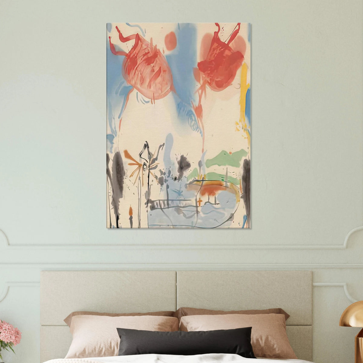 Round Trip, 1957- Canvas | Helen Frankenthaler Canvas | Frankenthaler Helen