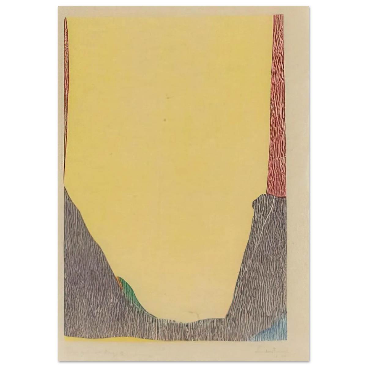 East and Beyond - 1973 Poster | Helen Frankenthaler Poster | Frankenthaler Helen