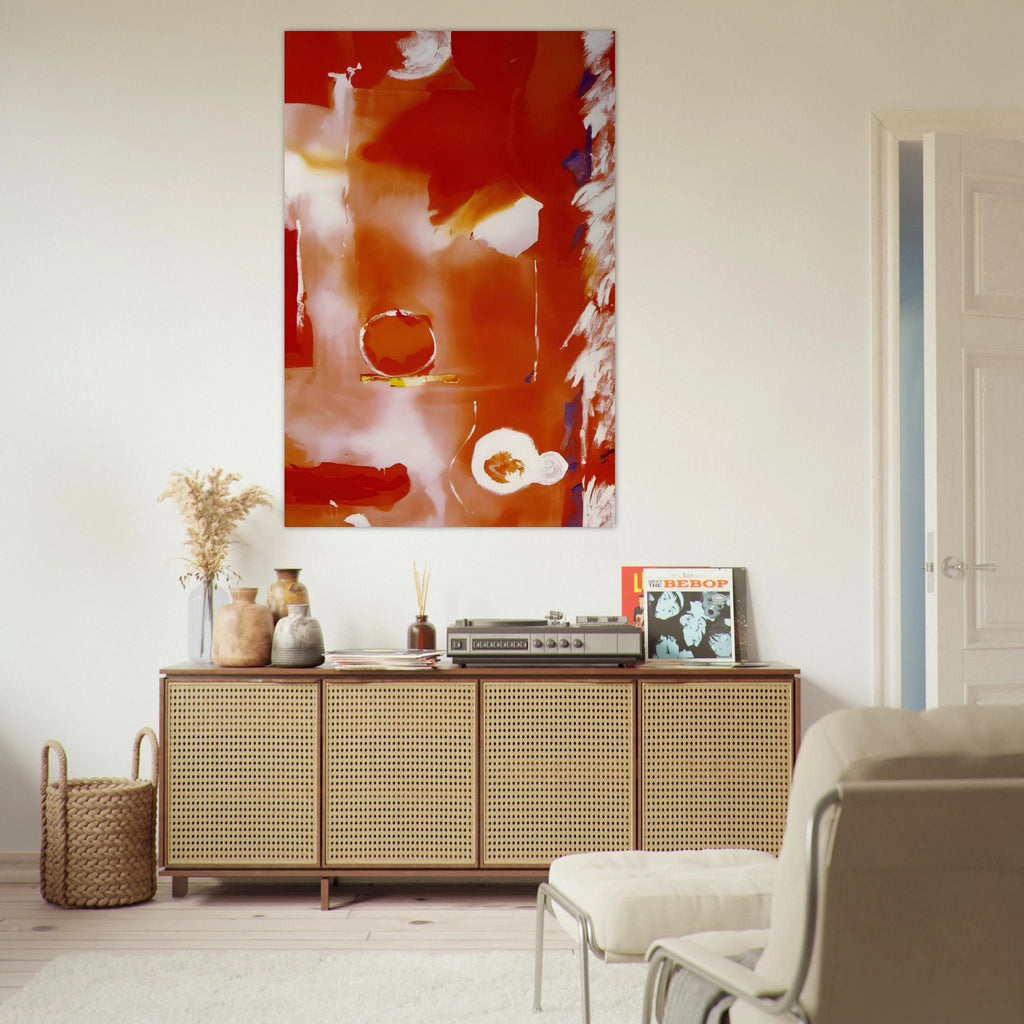 Seeing the Moon on a Hot Summer Day - 1987 Poster | Helen Frankenthaler Poster | Frankenthaler Helen