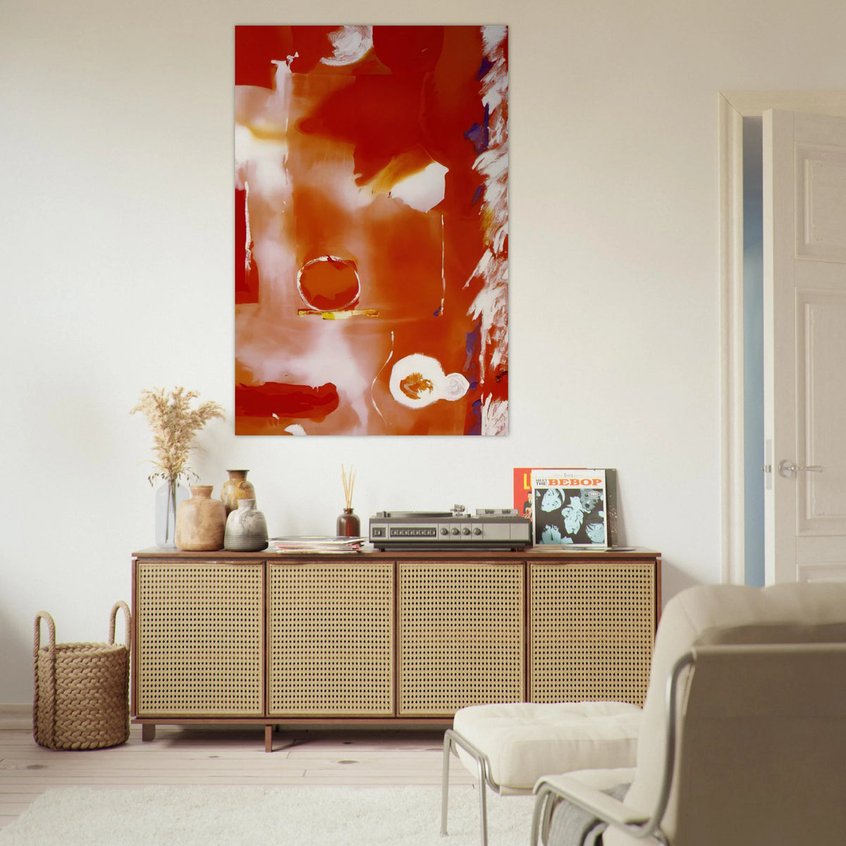 Seeing the Moon on a Hot Summer Day - 1987 Poster | Helen Frankenthaler Poster | Frankenthaler Helen