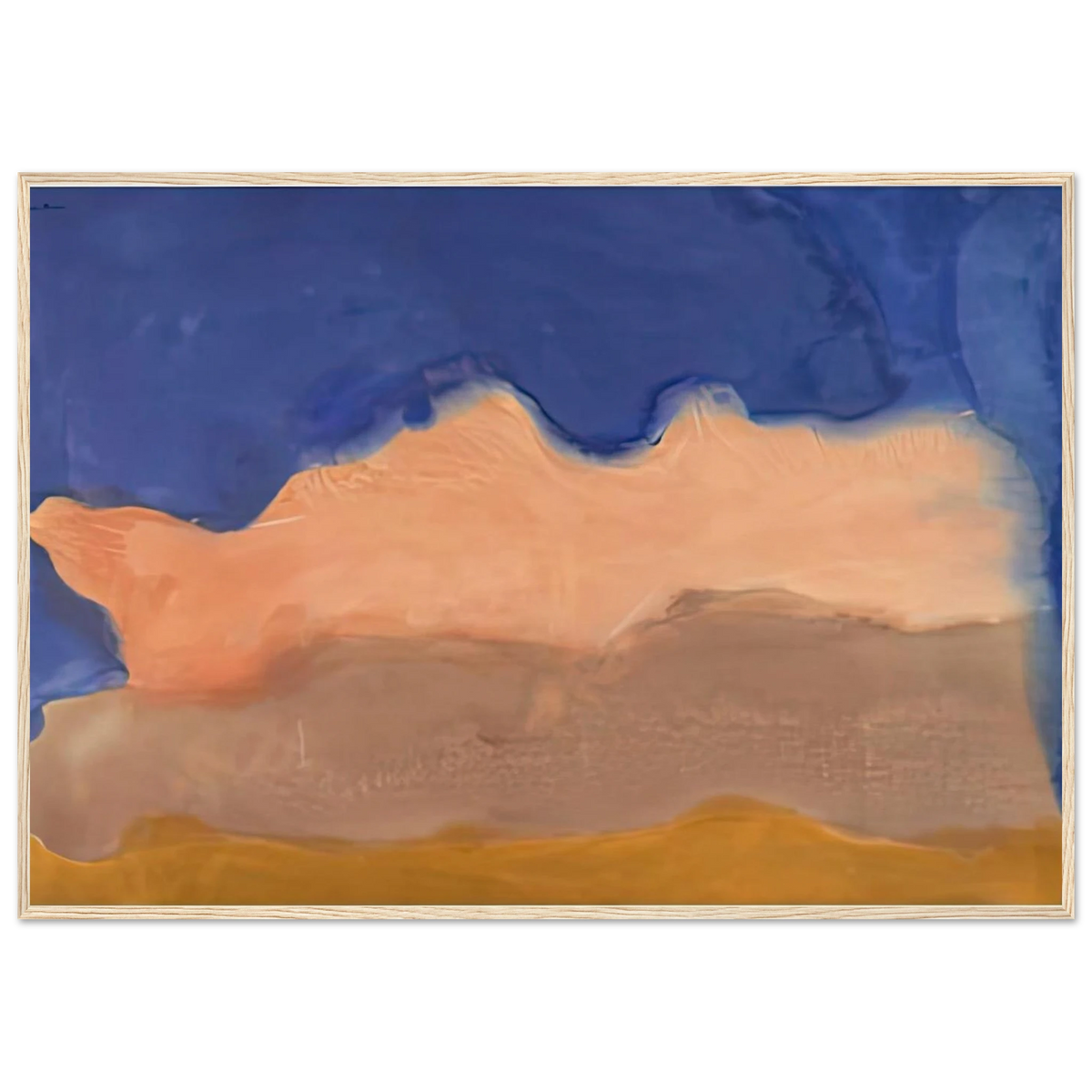 Moontide, 1968- Framed Poster | Helen Frankenthaler Framed Prints Wall Art | Frankenthaler Helen