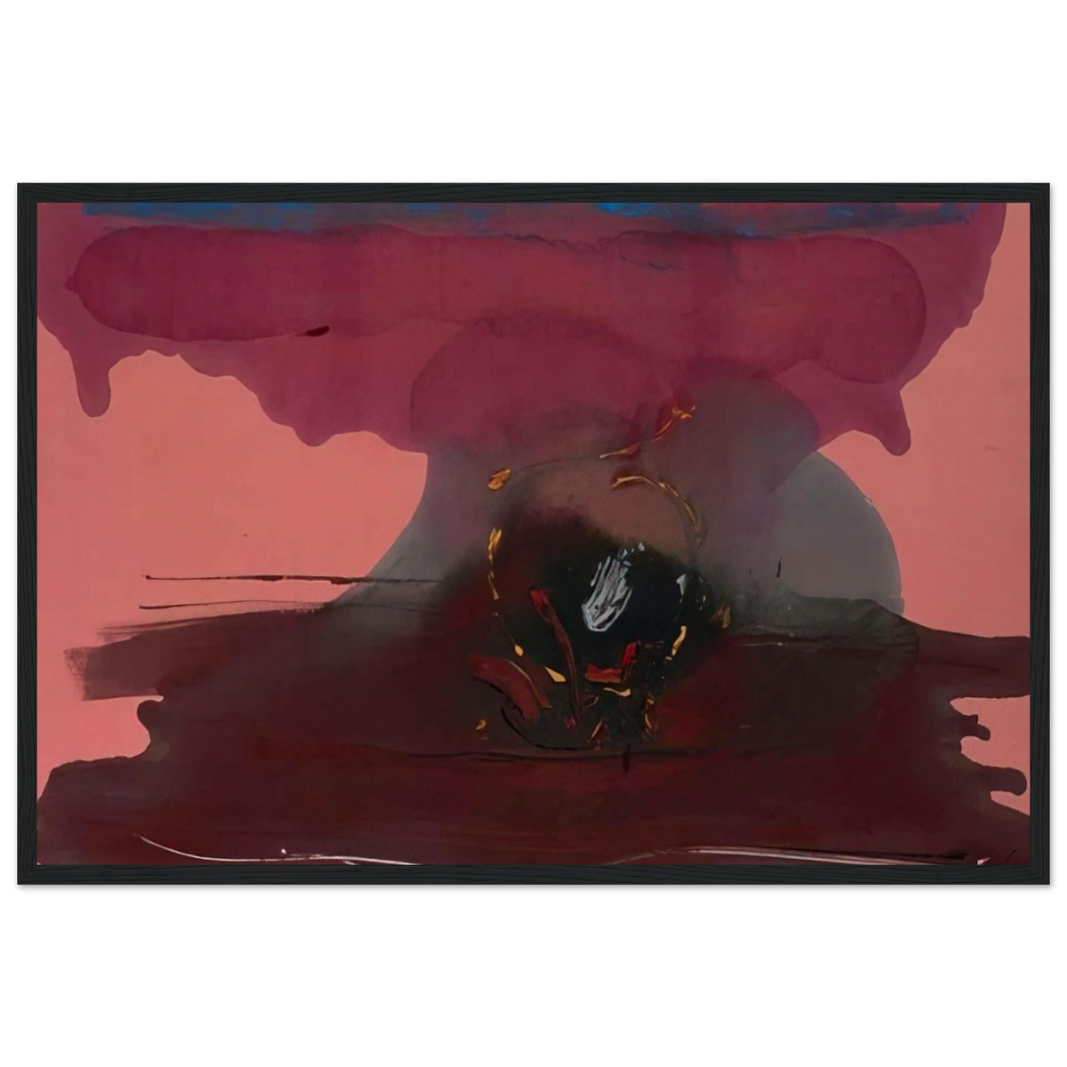 Harbinger - 1986 Framed Poster | Helen Frankenthaler Framed Prints Wall Art | Frankenthaler Helen