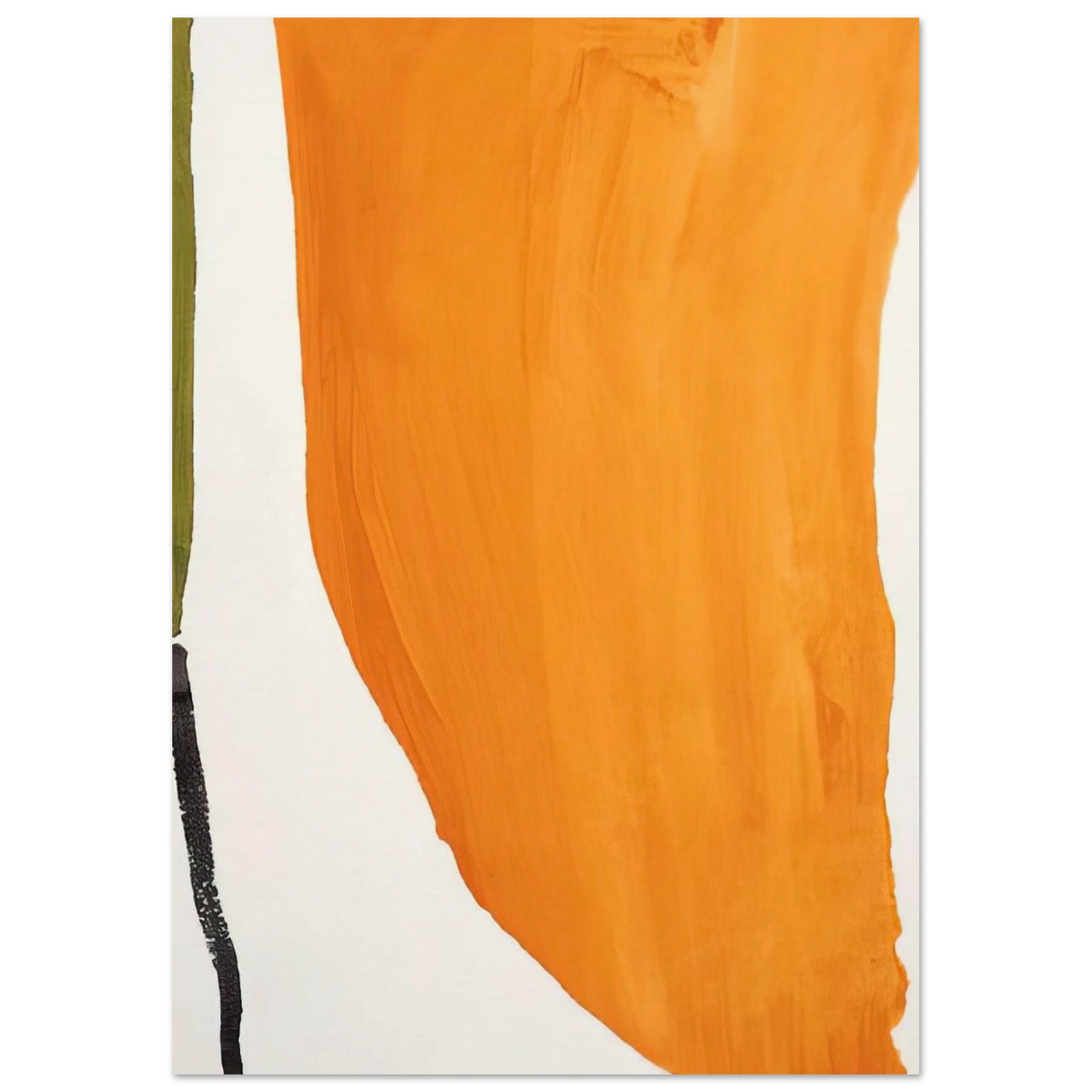 Orange Downpour - 1970 Poster | Helen Frankenthaler Poster | Frankenthaler Helen