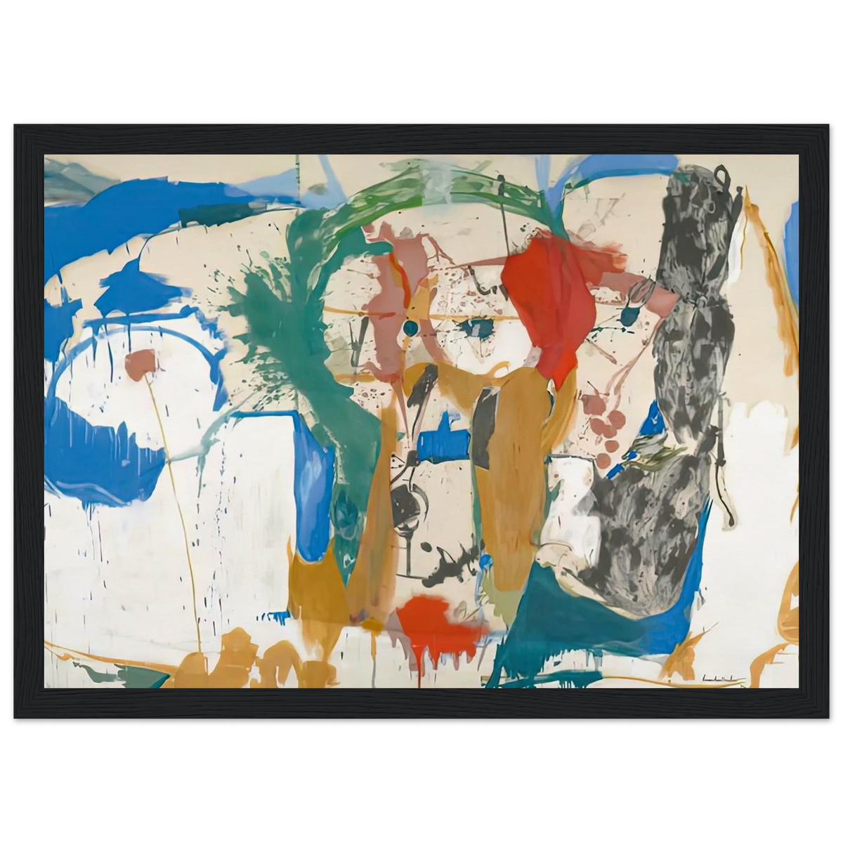 Madridscape, 1959- Framed Poster | Helen Frankenthaler Framed Prints Wall Art | Frankenthaler Helen