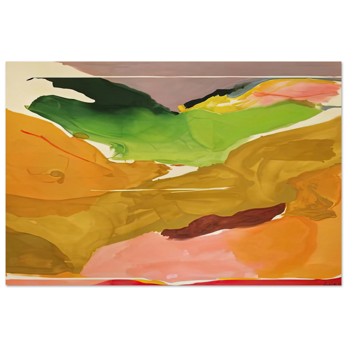 Nature Abhors a Vacuum, 1973- Poster | Helen Frankenthaler Poster | Frankenthaler Helen