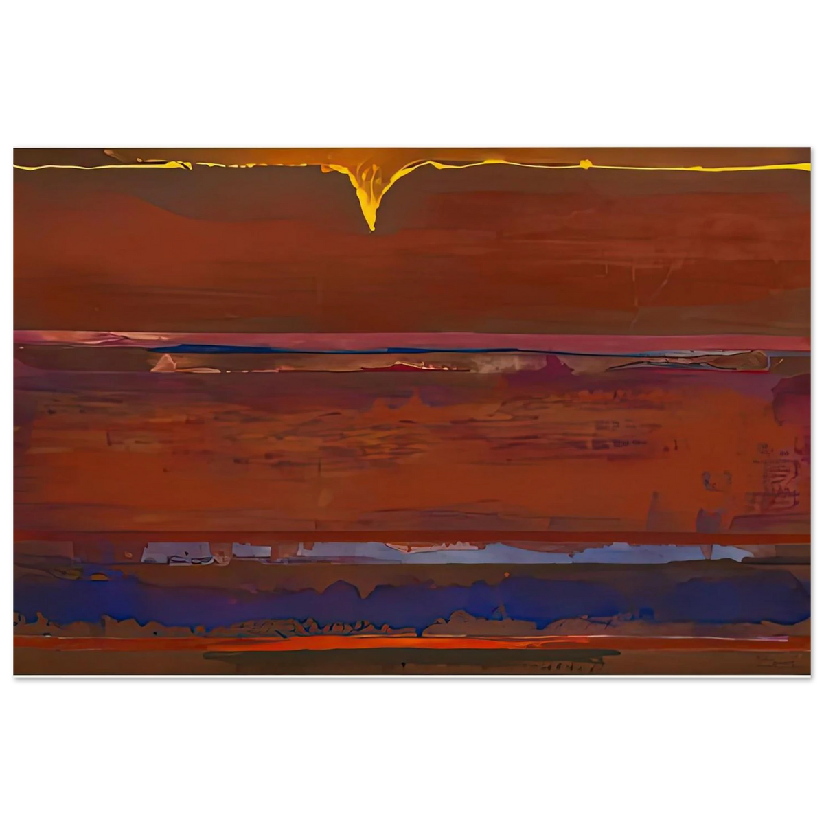 Desert Pulse, 1991- Poster | Helen Frankenthaler Poster | Frankenthaler Helen