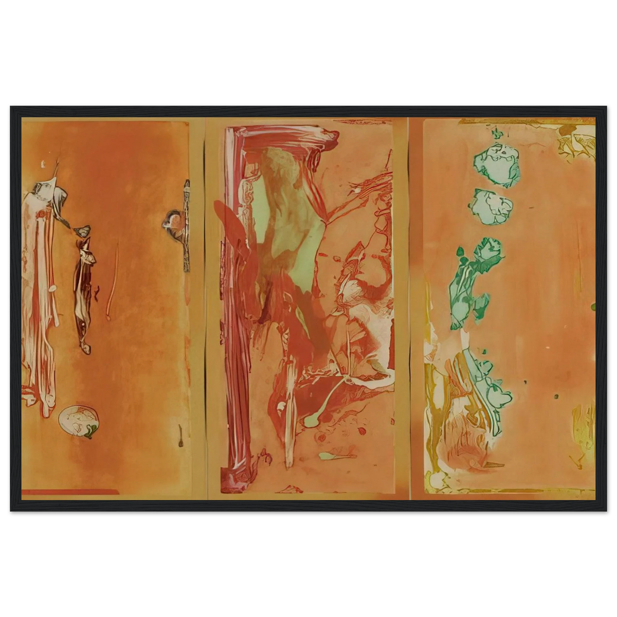 Gateway - 1988 Framed Poster | Helen Frankenthaler Framed Prints Wall Art | Frankenthaler Helen