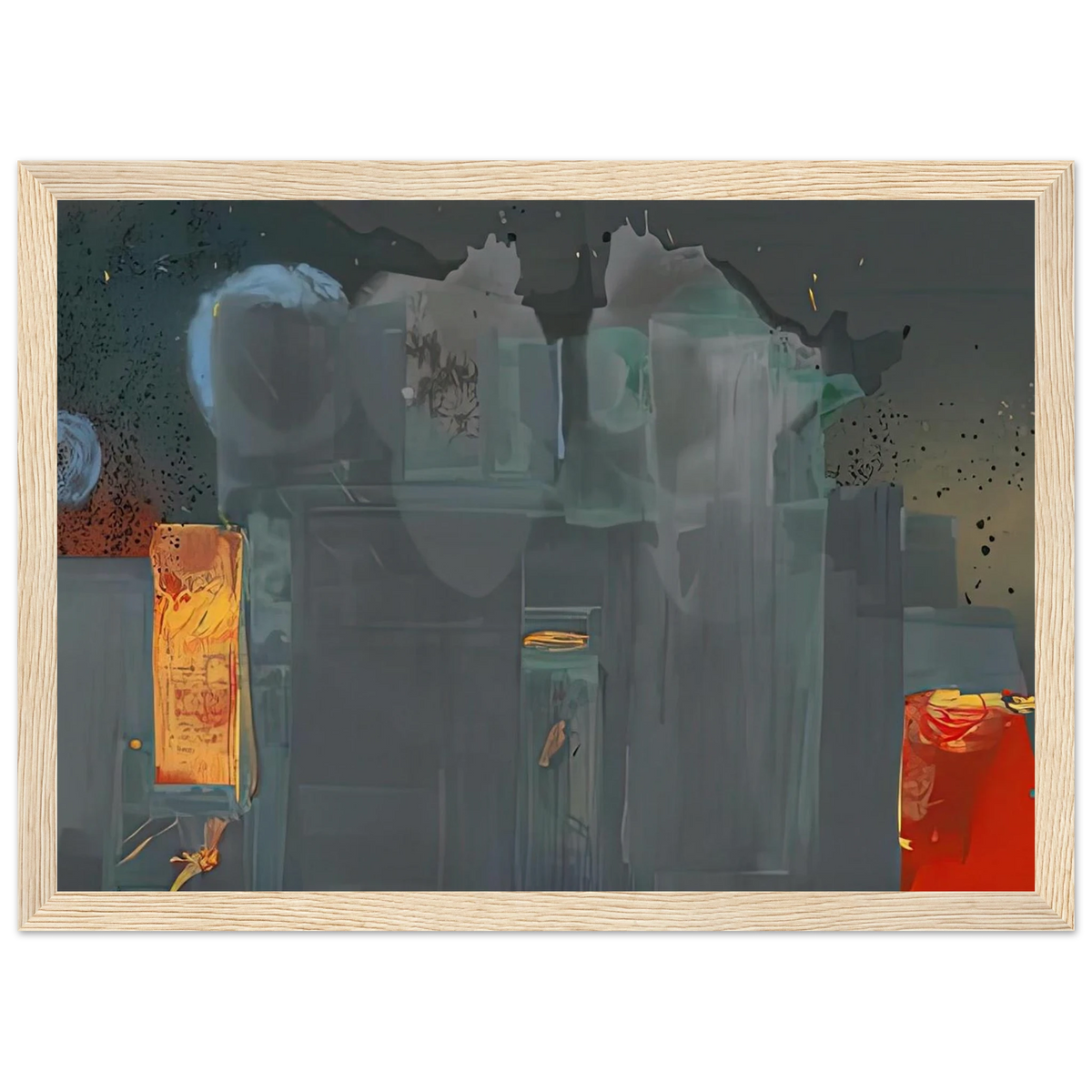 Janus, 1990- Framed Poster | Helen Frankenthaler Framed Prints Wall Art | Frankenthaler Helen