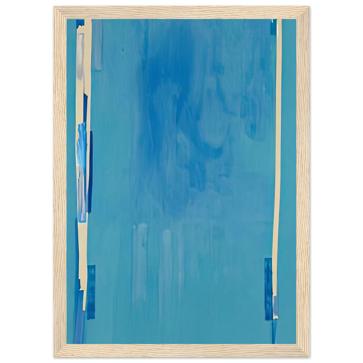 Blue Bellows, 1976- Framed Poster | Helen Frankenthaler Framed Prints Wall Art | Frankenthaler Helen