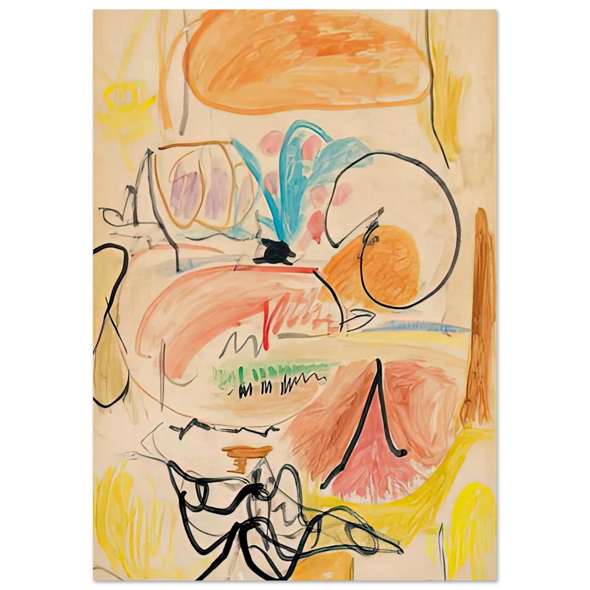 Window Shade No. 1, 1952- Poster | Helen Frankenthaler Poster | Frankenthaler Helen