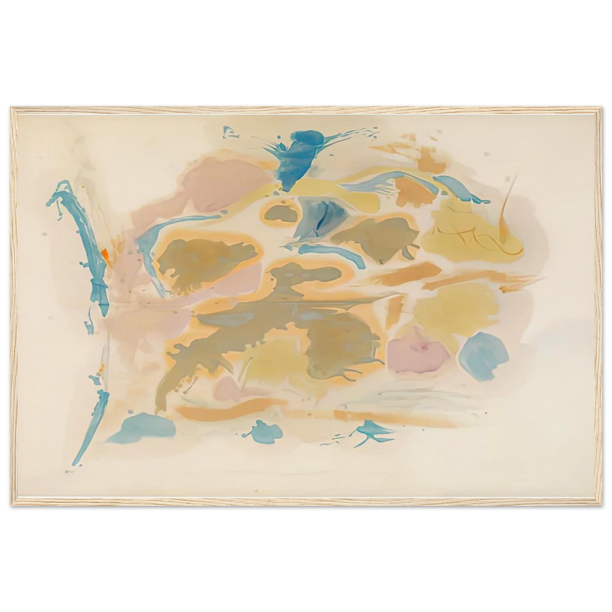 Shatter, 1953- Framed Poster | Helen Frankenthaler Framed Prints Wall Art | Frankenthaler Helen
