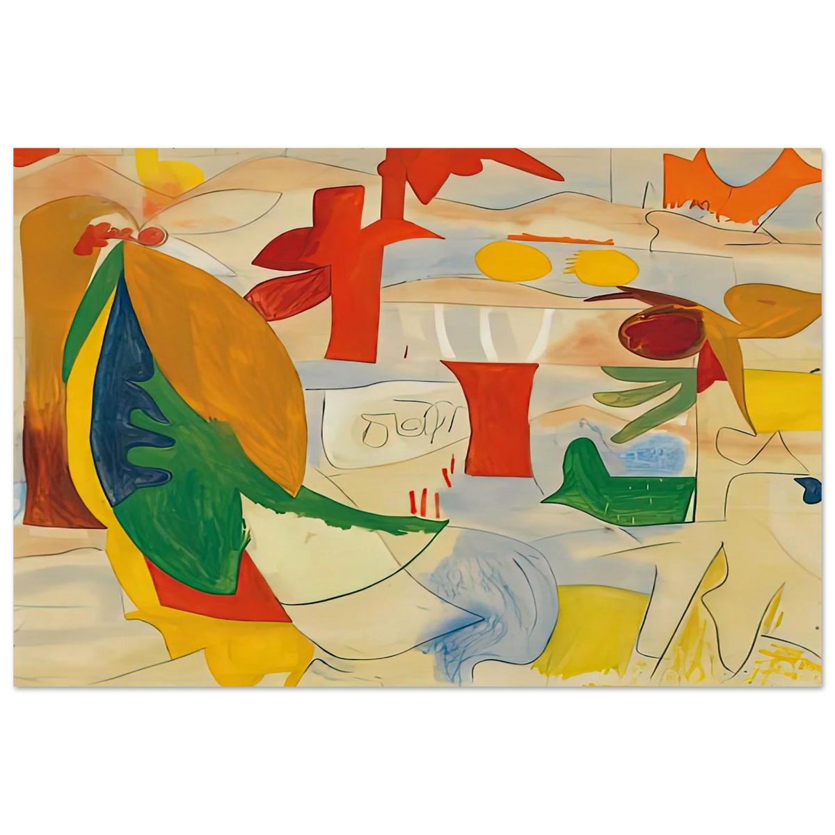Abstract Landscape, 1951- Poster | Helen Frankenthaler Poster | Frankenthaler Helen