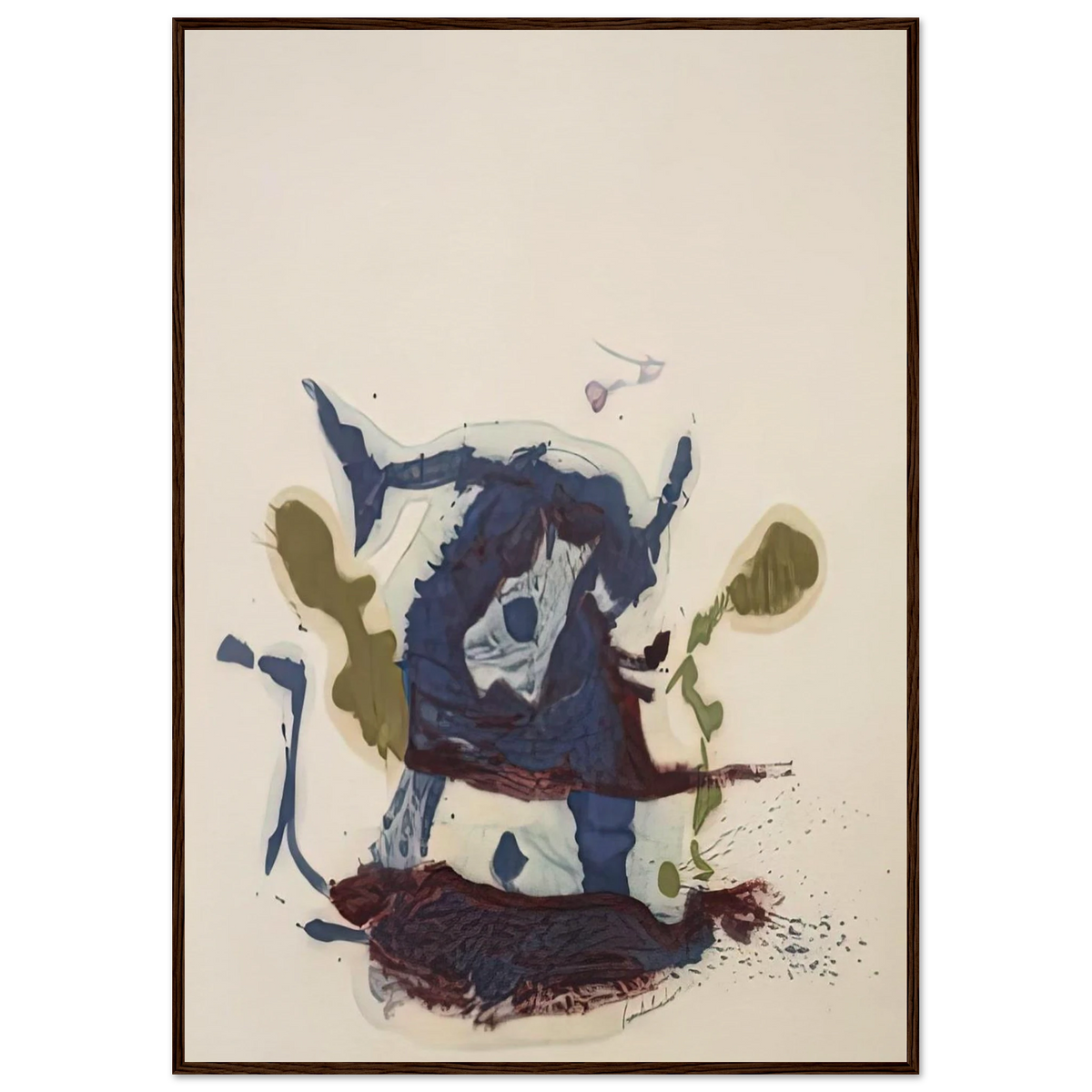 Vessel, 1961- Framed Poster | Helen Frankenthaler Framed Prints Wall Art | Frankenthaler Helen