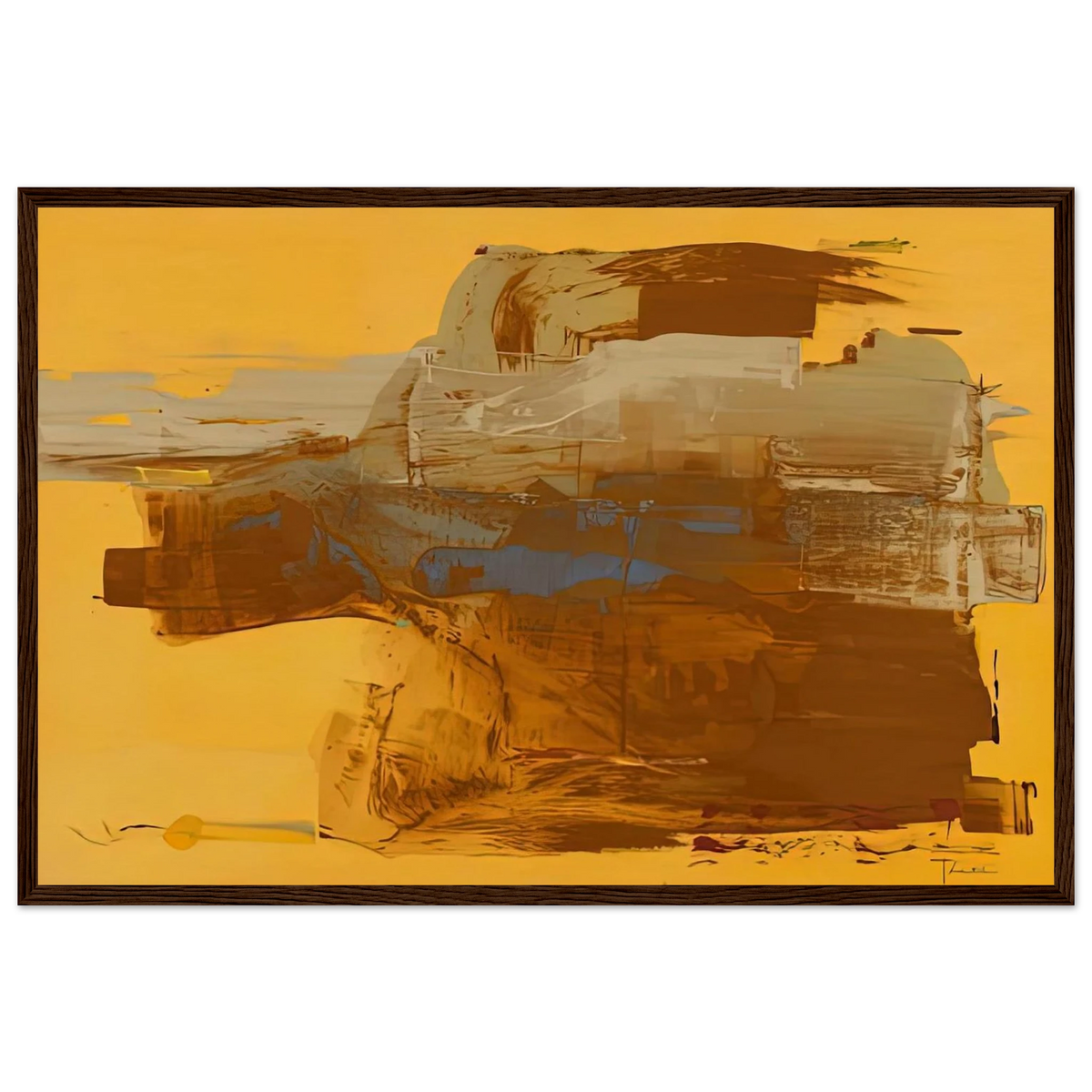 Mineral Kingdom, 1976- Framed Poster | Helen Frankenthaler Framed Prints Wall Art | Frankenthaler Helen