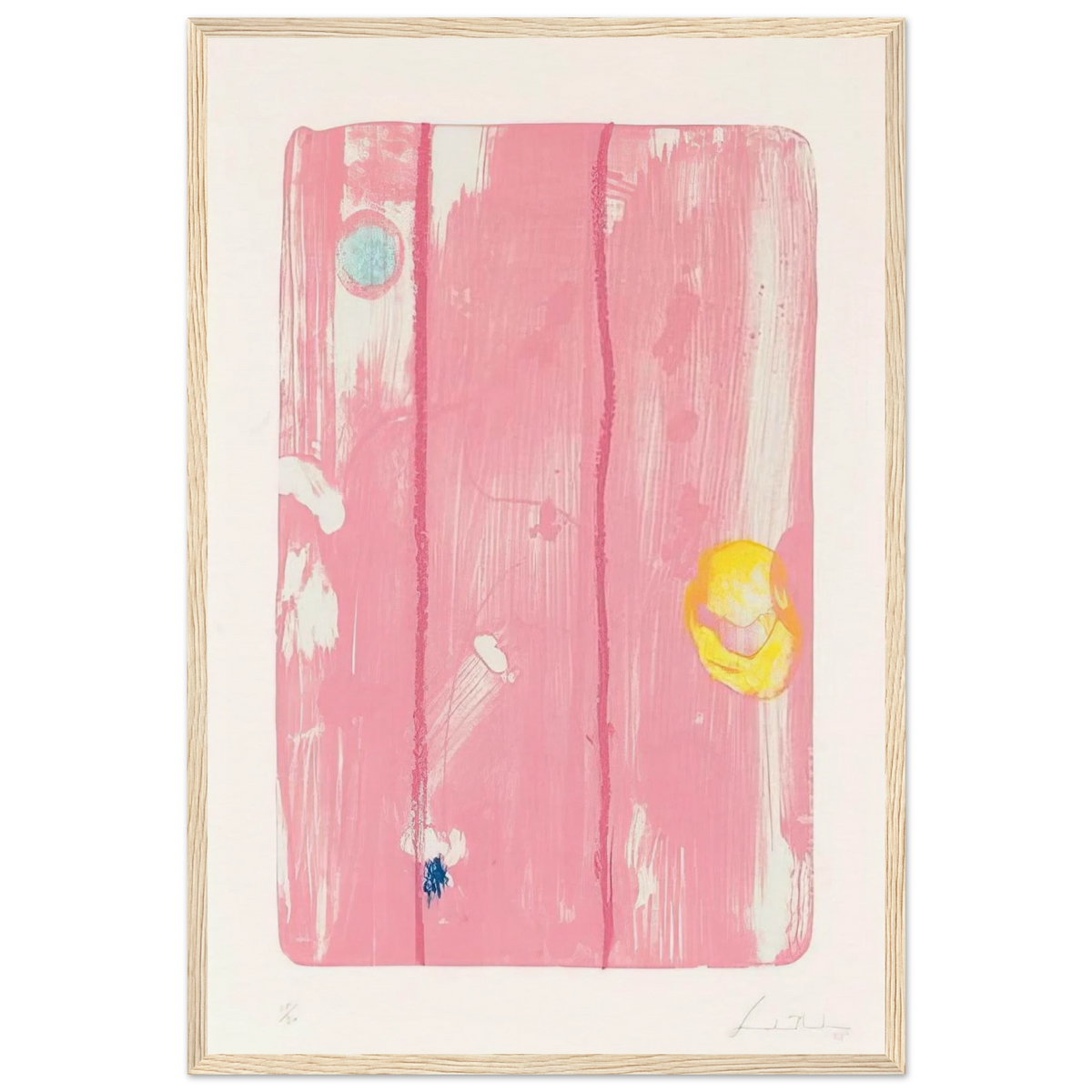 Reflections VIII - 1995 Framed Poster | Helen Frankenthaler Framed Prints Wall Art | Frankenthaler Helen