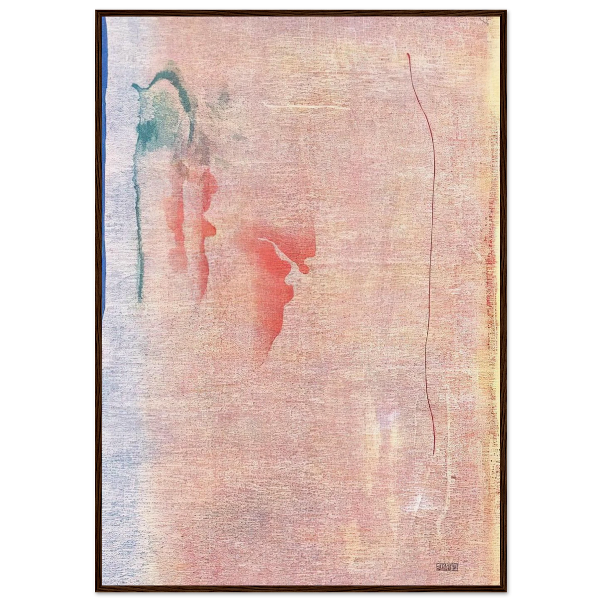 Cedar Hill - 1983 Framed Poster | Helen Frankenthaler Framed Prints Wall Art | Frankenthaler Helen