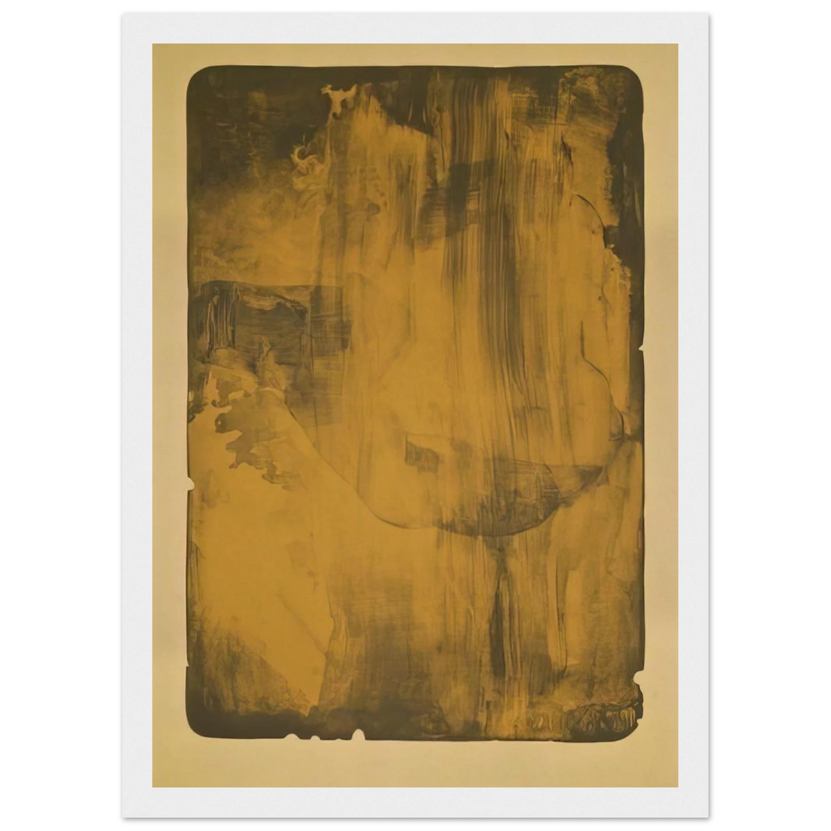 Bronze Smoke - 1978 Framed Poster | Helen Frankenthaler Framed Prints Wall Art | Frankenthaler Helen