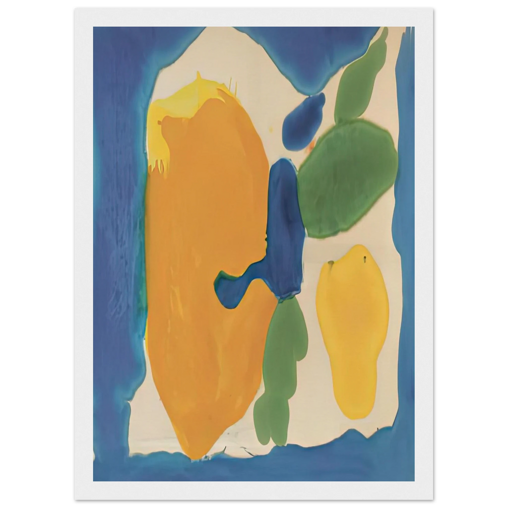 Provincetown Window, 1963-64- Framed Poster | Helen Frankenthaler Framed Prints Wall Art | Frankenthaler Helen