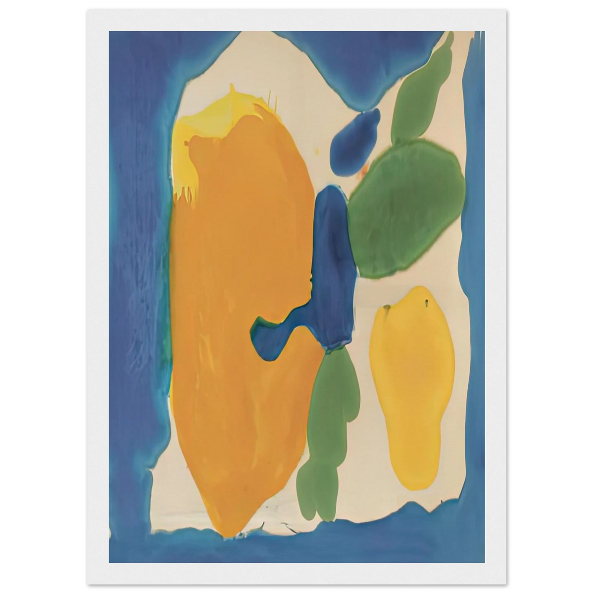 Provincetown Window, 1963-64- Framed Poster | Helen Frankenthaler Framed Prints Wall Art | Frankenthaler Helen