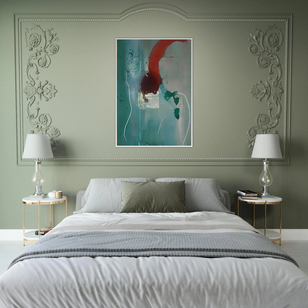 Square One - 1985 Framed Poster | Helen Frankenthaler Framed Prints Wall Art | Frankenthaler Helen