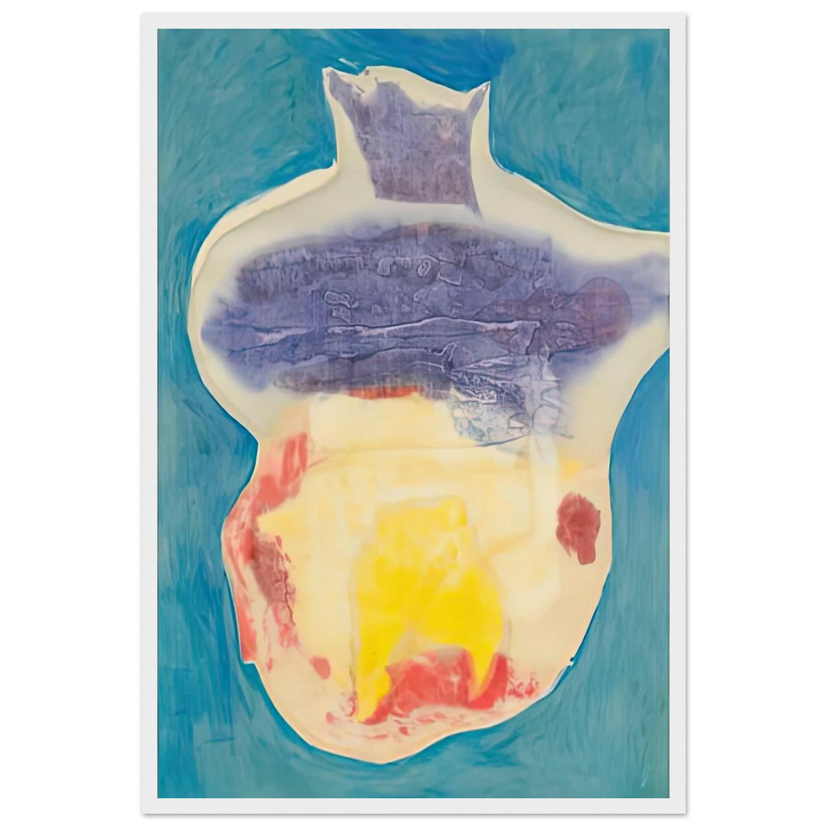 Narcissus, 1963- Framed Poster | Helen Frankenthaler Framed Prints Wall Art | Frankenthaler Helen