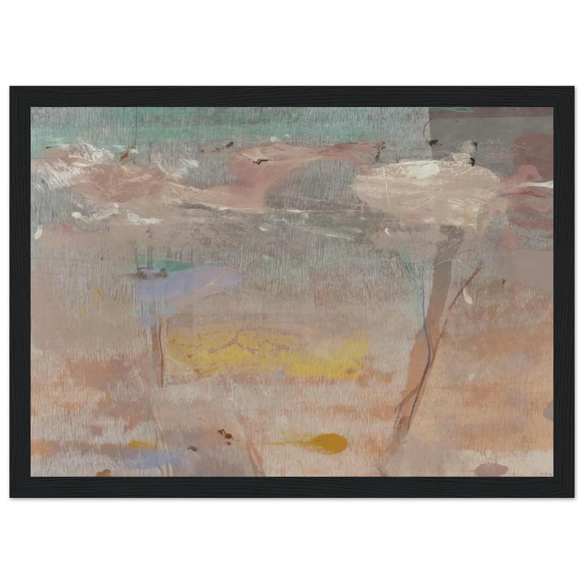 Monotype I - 1981 Framed Poster | Helen Frankenthaler Framed Prints Wall Art | Frankenthaler Helen