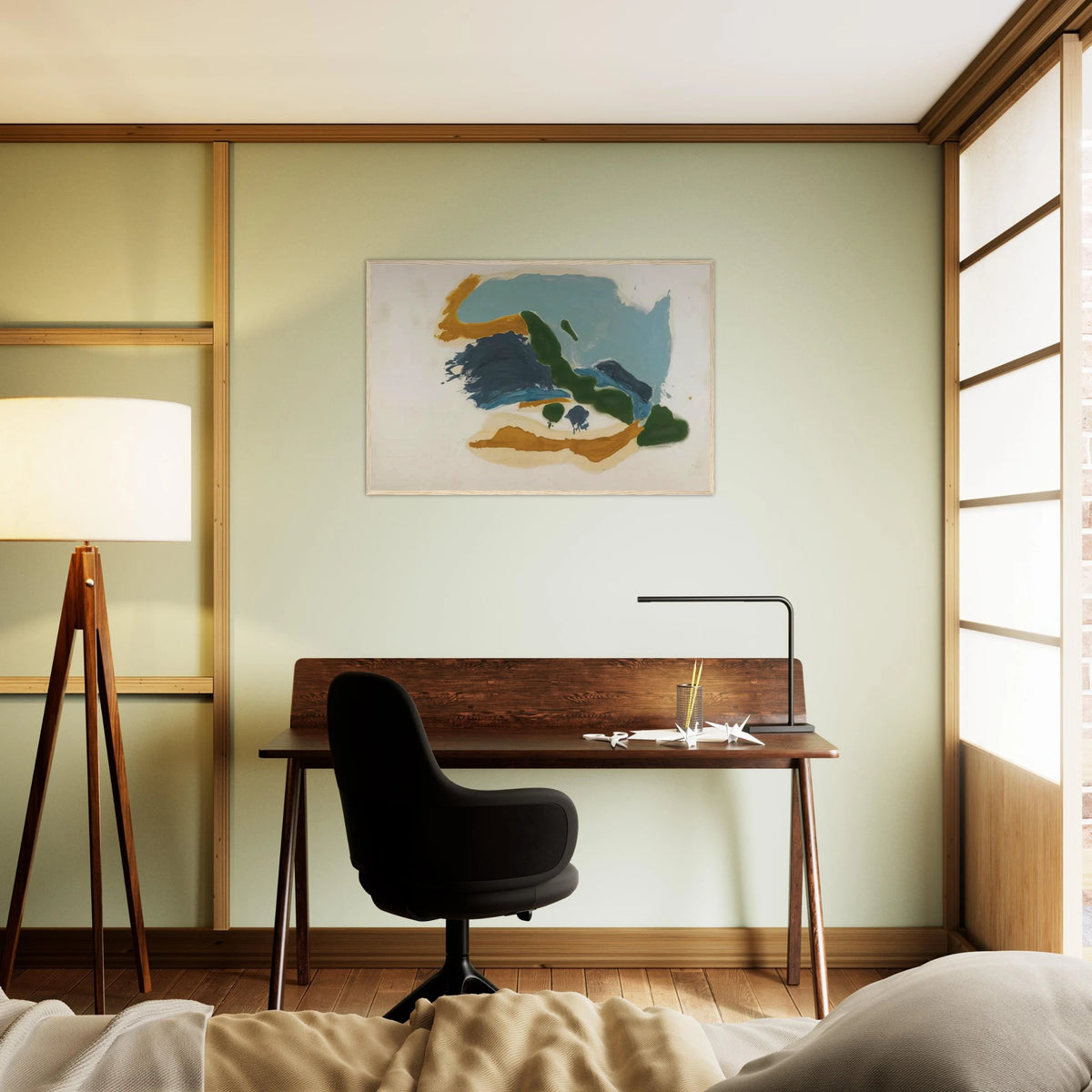 Tuscany - 1963 Framed Poster | Helen Frankenthaler Framed Prints Wall Art | Frankenthaler Helen
